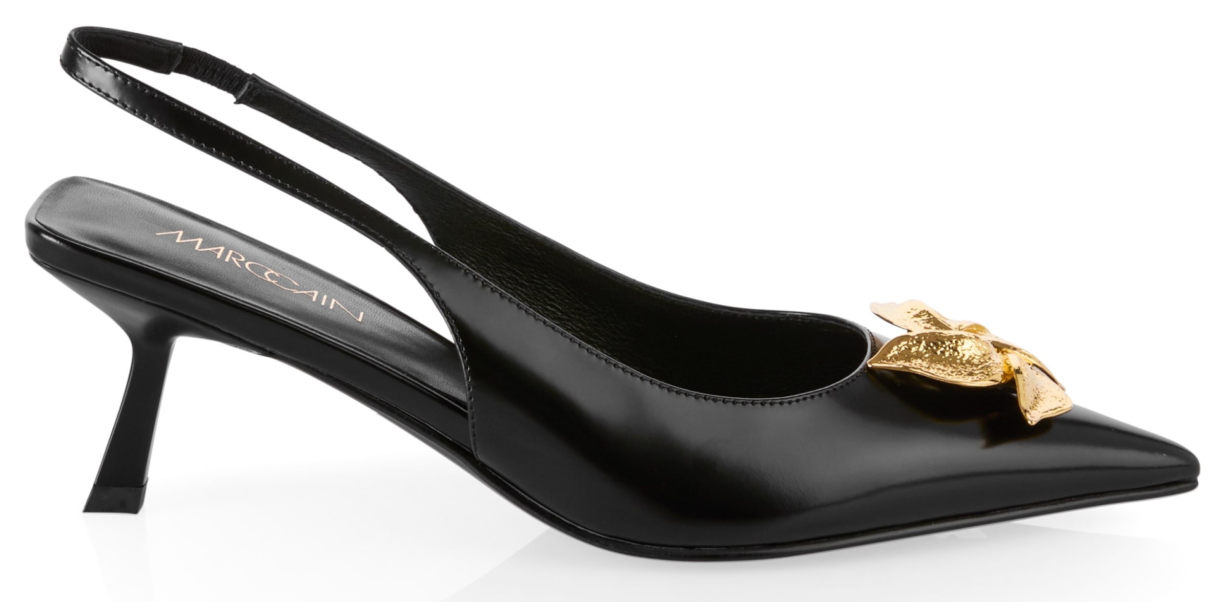 Marc Cain Slingpumps »Glam Dotted Delight«, Pumps, Stiletto mit elastischem Fersenriemchen