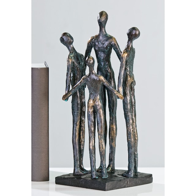 Casablanca by Gilde Dekofigur »Skulptur Group«, (1 St.), Dekoobjekt, Höhe  30 cm, mit Spruchanhänger, Wohnzimmer bei OTTO