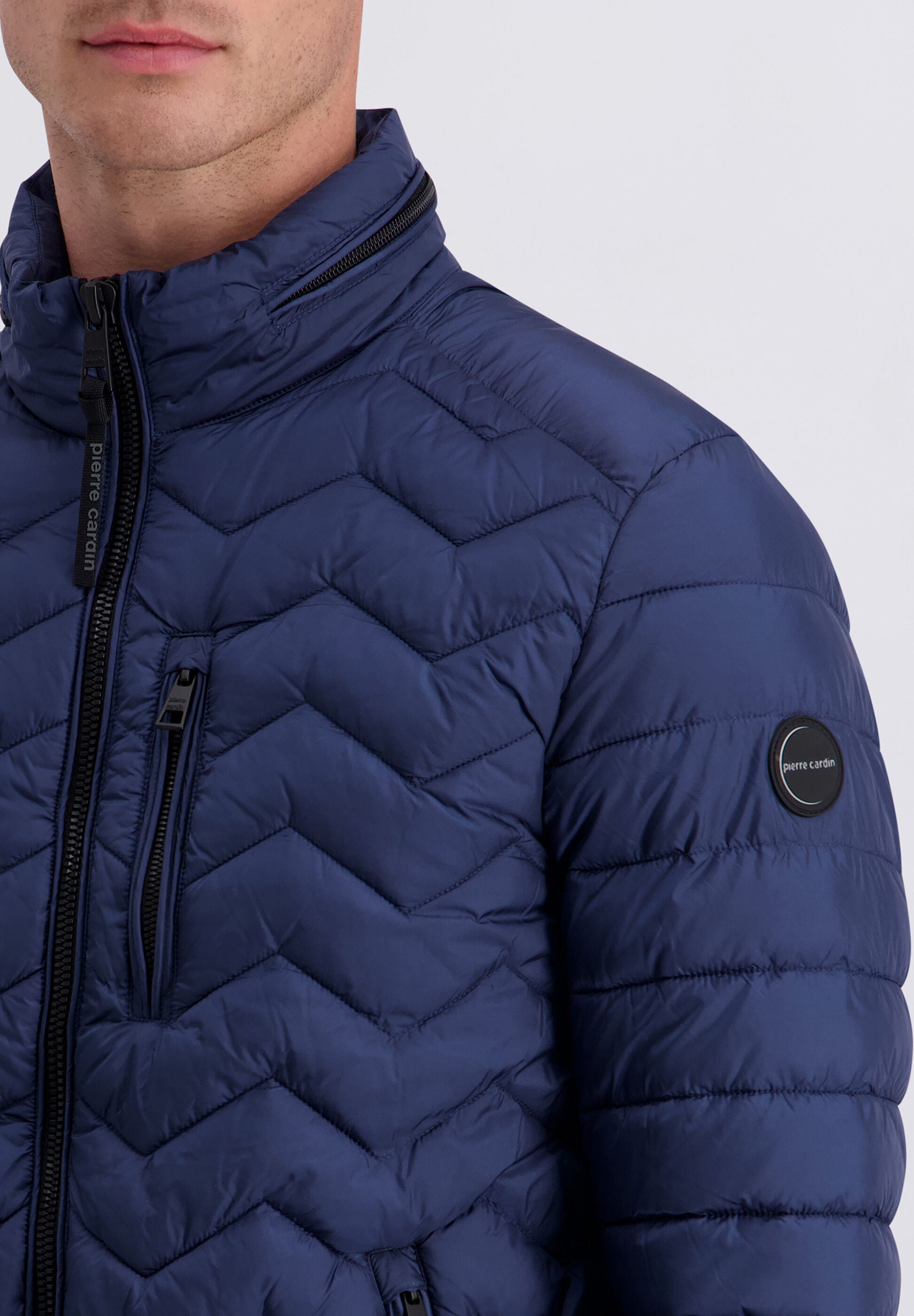 Pierre Cardin Winterjacke »Pierre Cardin Jacke« ohne Kapuze mit leichter Wattierung