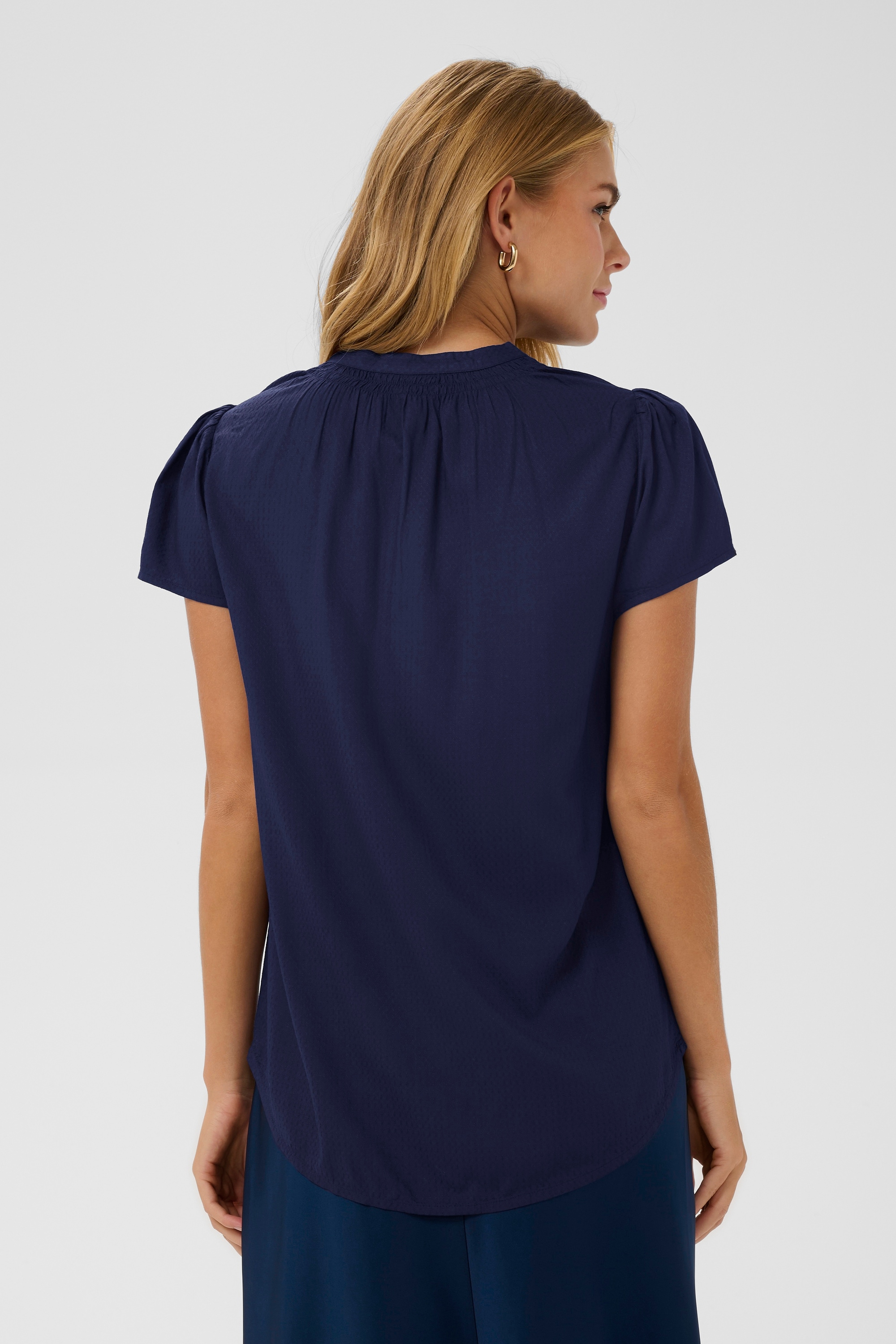 Saint Tropez Kurzarmbluse »Kurzarm-Bluse BrittaSZ«