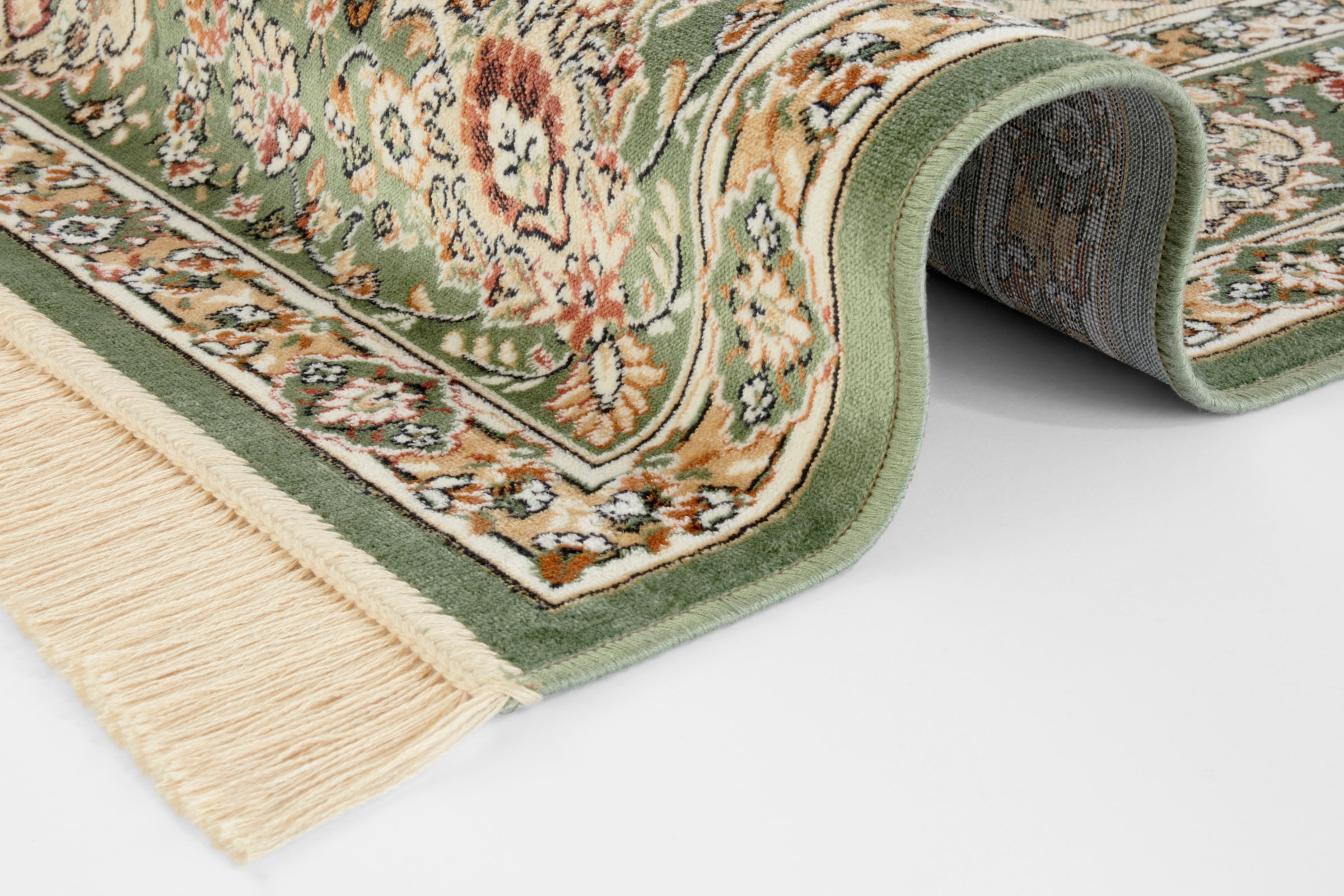 HANSE Home Teppich »Antik Nain«, rechteckig, 5 mm Höhe, Orientalisch mit Fransen, Orient, Wohnzimmer, Schlafzimmer, Esszimmer