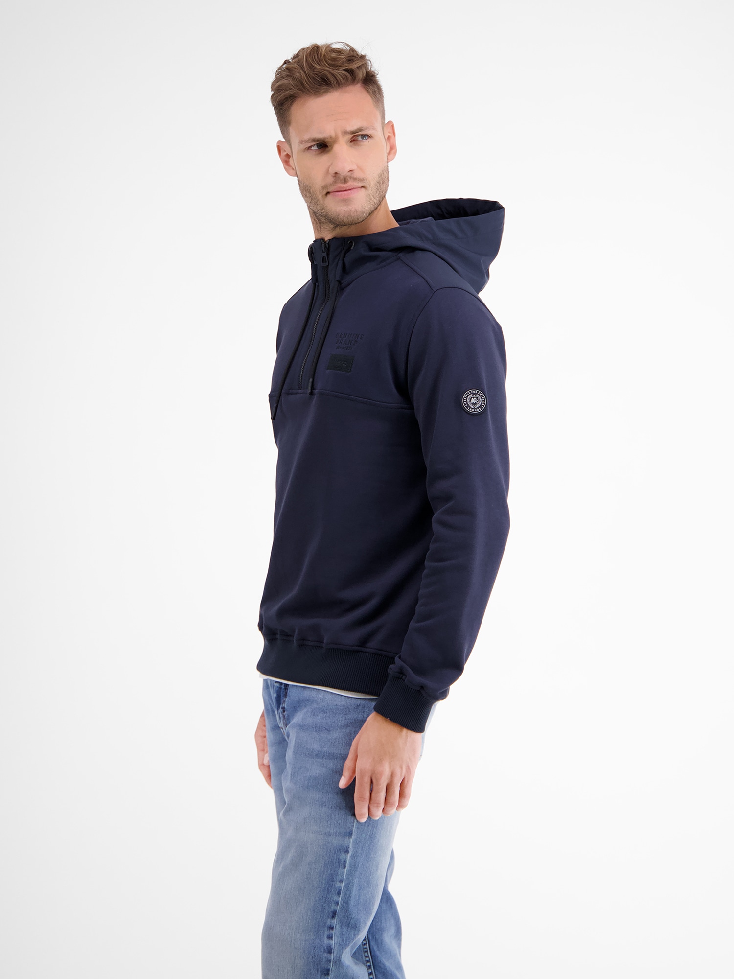 LERROS Sweatshirt »LERROS Troyer-Hoodie«