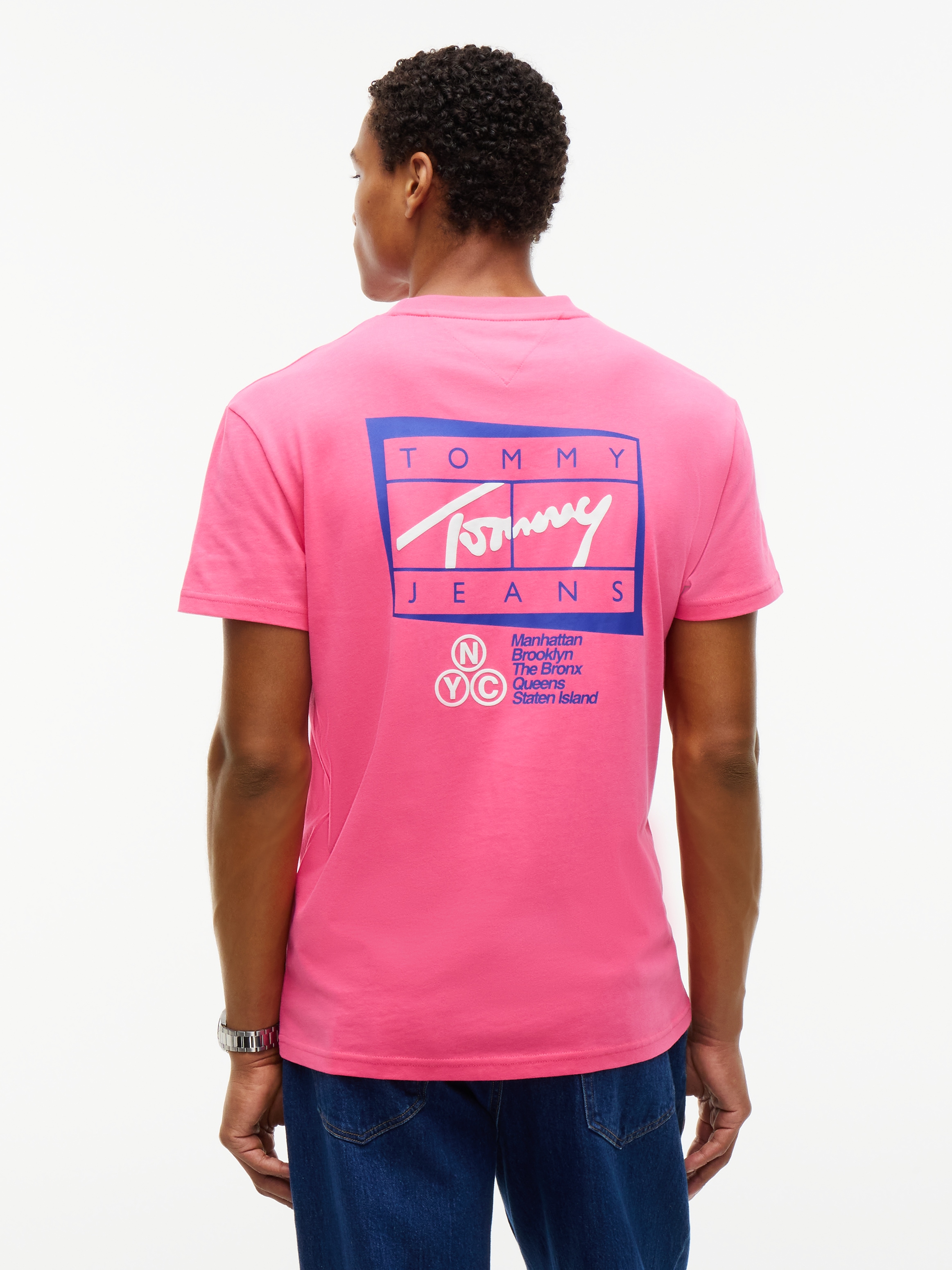 Tommy Jeans T-Shirt »REGULAR SIGNATURE PLAY TEE« Regular fit mit Print