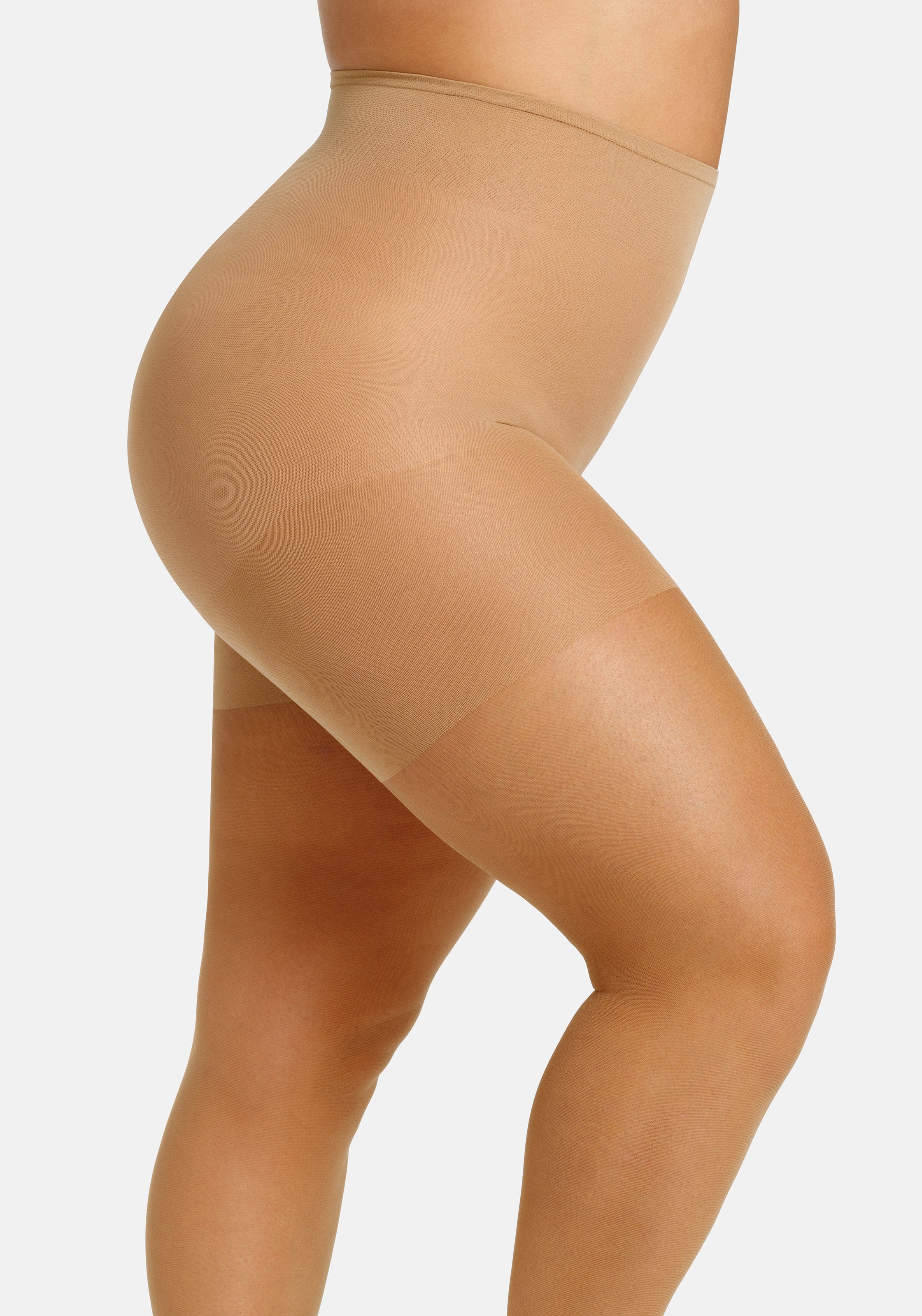 Camano Feinstrumpfhose »fine curvy«, (2er Pack), mit großen Größen