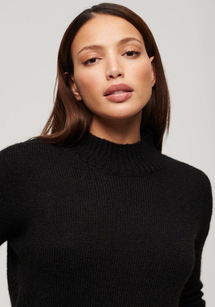 Superdry Strickpullover »Essential Mock Neck Jumper«