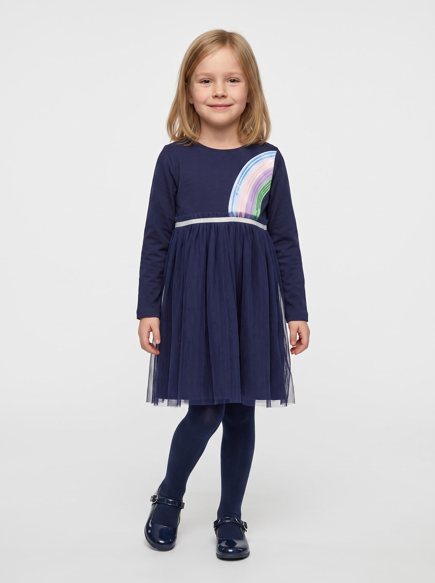 Blue Seven Jerseykleid »Girls Kleid mit Tüll«
