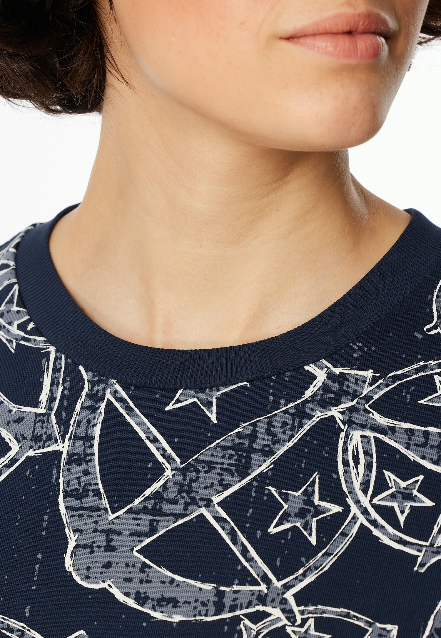 Schiesser T-Shirt »SCHIESSER 150 YEARS«, Allover-Druck, Baumwolle, Loose Fit