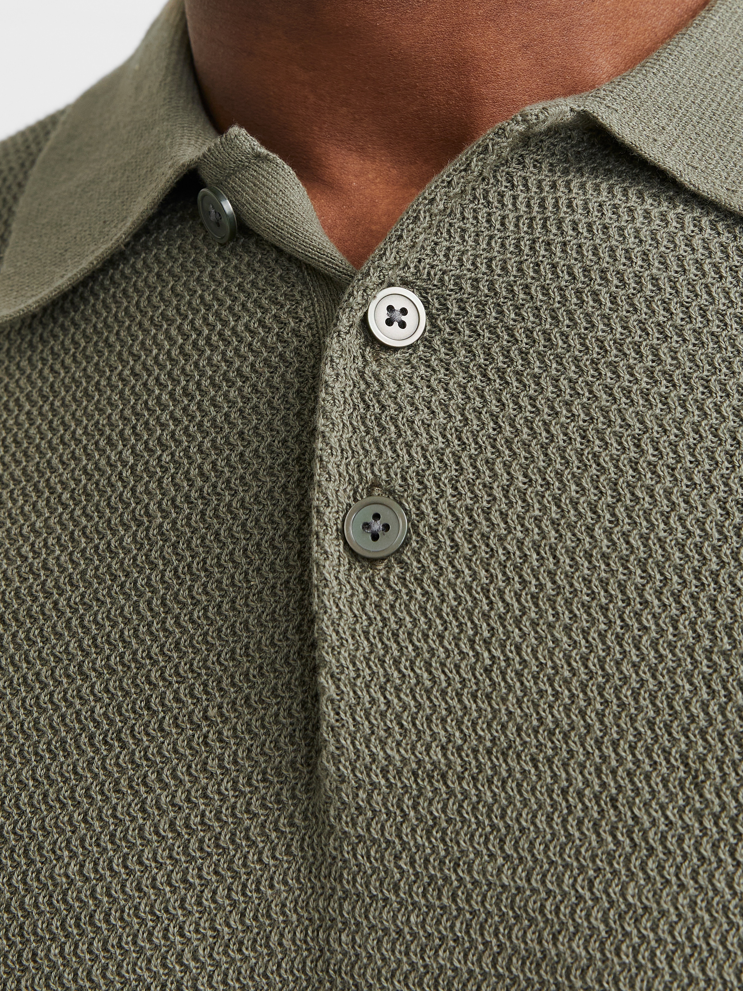 Jack & Jones Polokragenpullover »JPRCCCOOPER KNIT POLO SS SN«