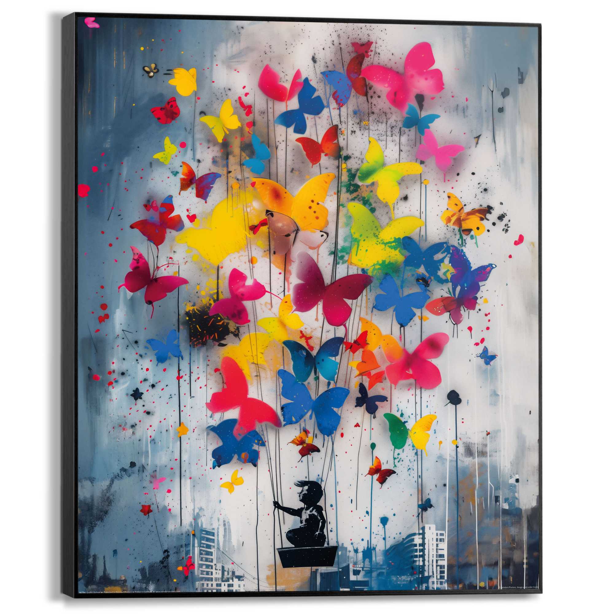 Reinders! Wandbild »Butterfly Balloon«