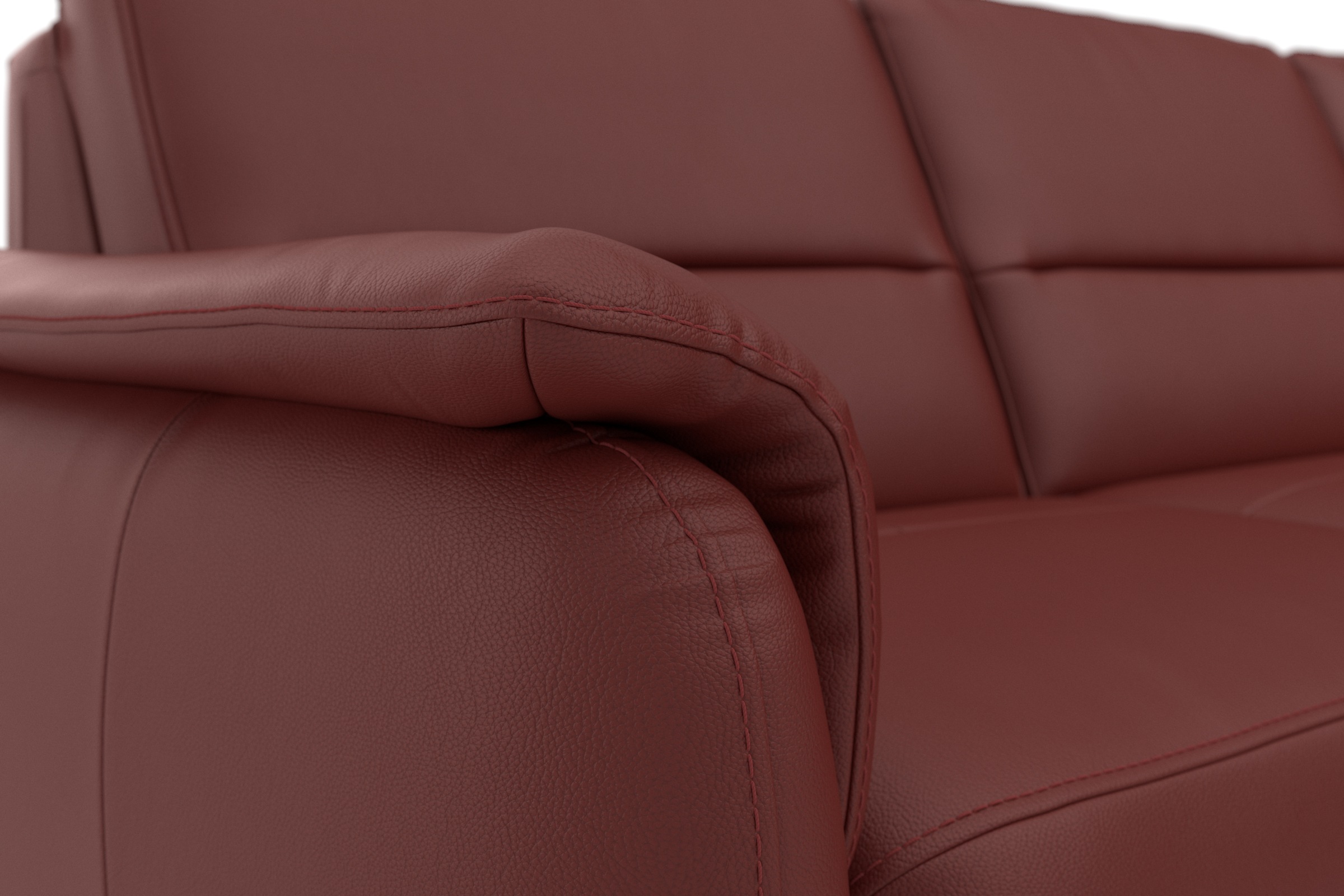 Home affaire Ecksofa »Palmera L-Form, B: 244 cm - OTTO. Verlässliche Qualität.« optional Bettfunktion & Bettkasten, Federkern