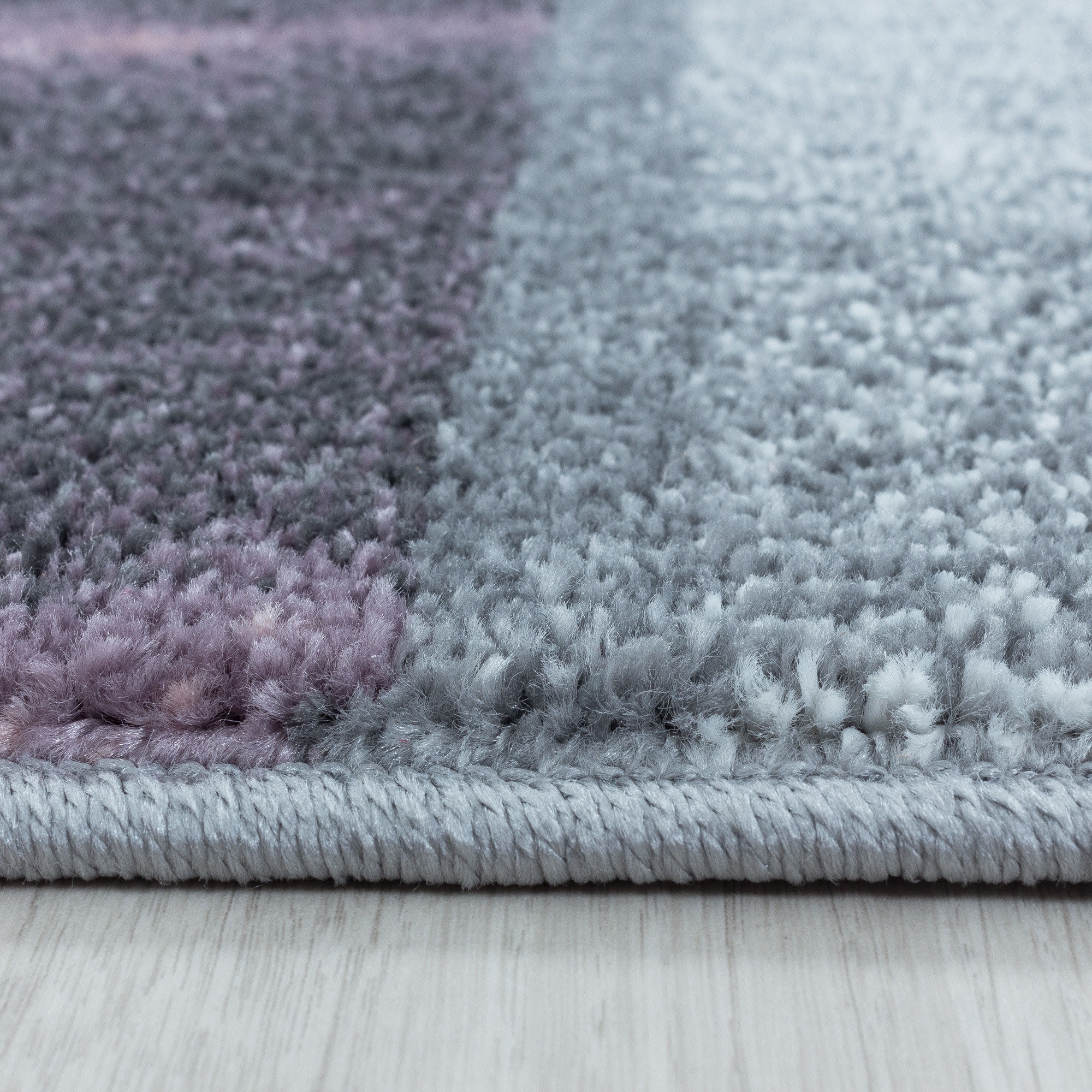 Ayyildiz Teppiche Teppich »OTTAWA 4201«, rechteckig, 8 mm Höhe, Karo Muster, Kurzflor, Wohnzimmer