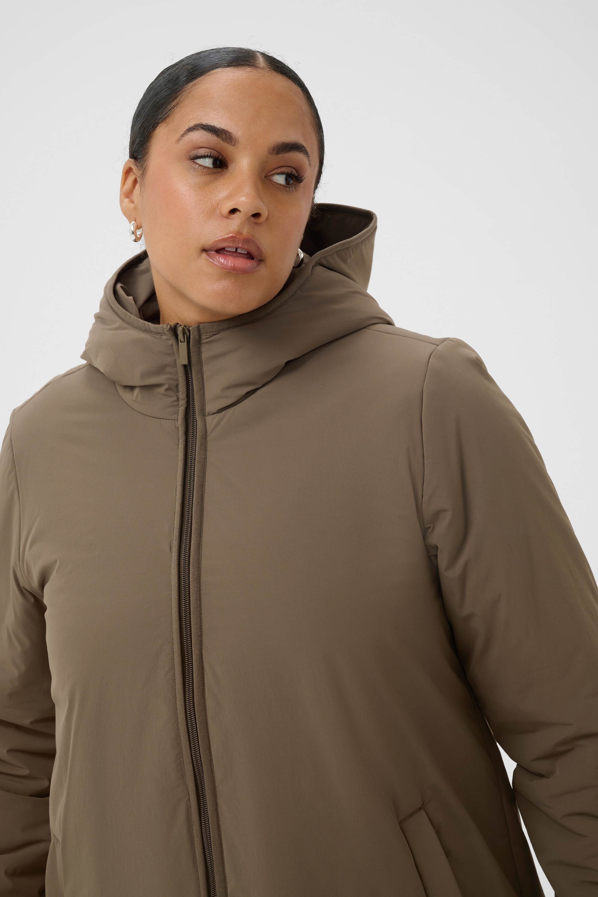 KAFFE Curve Wintermantel »KAFFE Curve Jacke KCscarla«