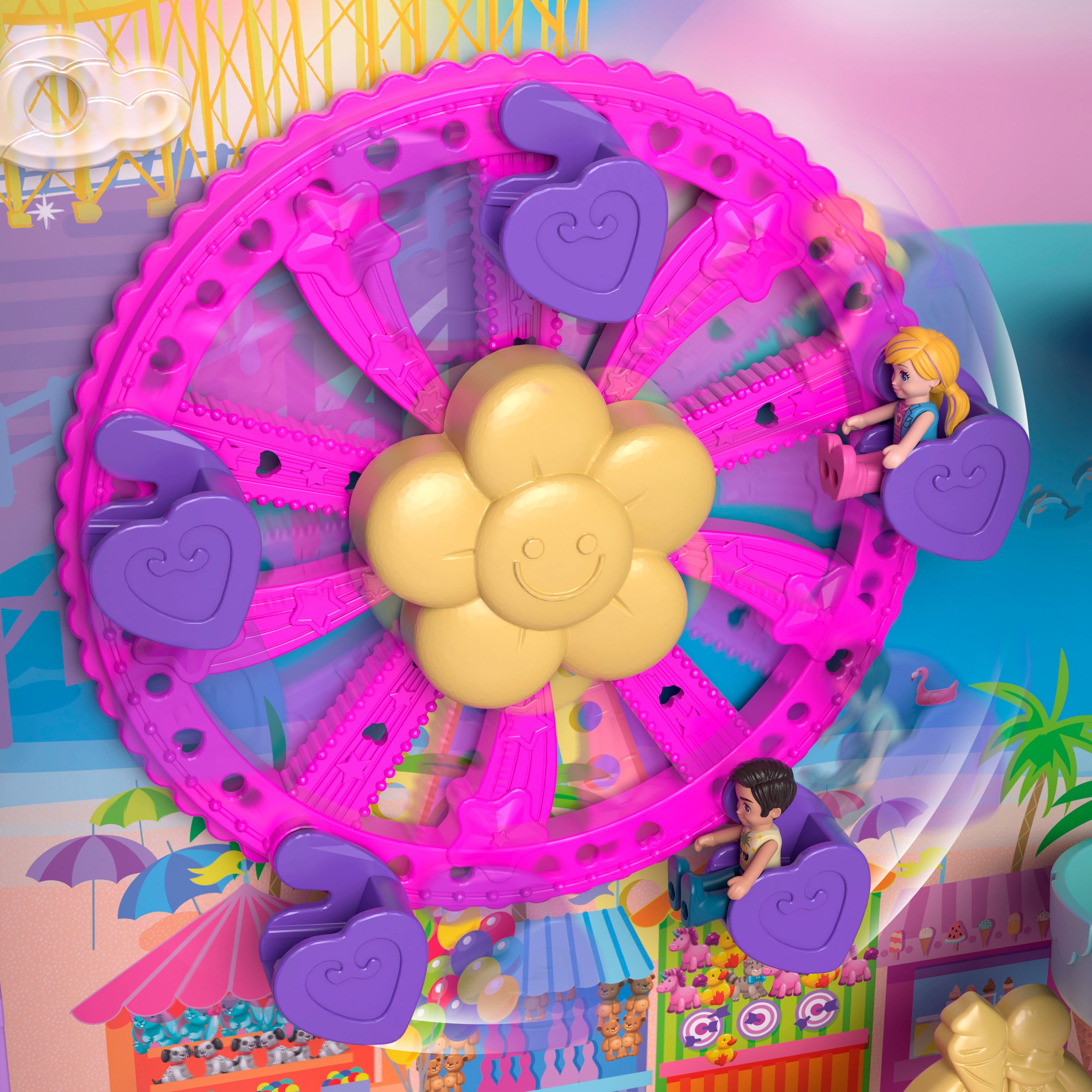 Polly Pocket Spielwelt »Pollyville Urlaub im Rollkoffer«