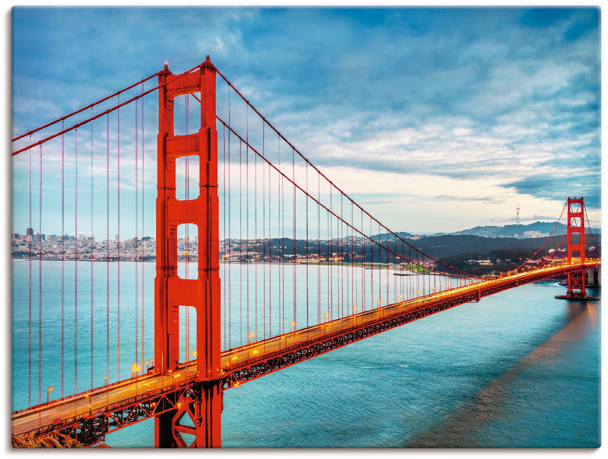 Artland Wandbild »Golden Gate Bridge«, Brücken, (1 St.), als Alubild,  Leinwandbild, Wandaufkleber oder Poster in versch. Größen kaufen online bei  OTTO