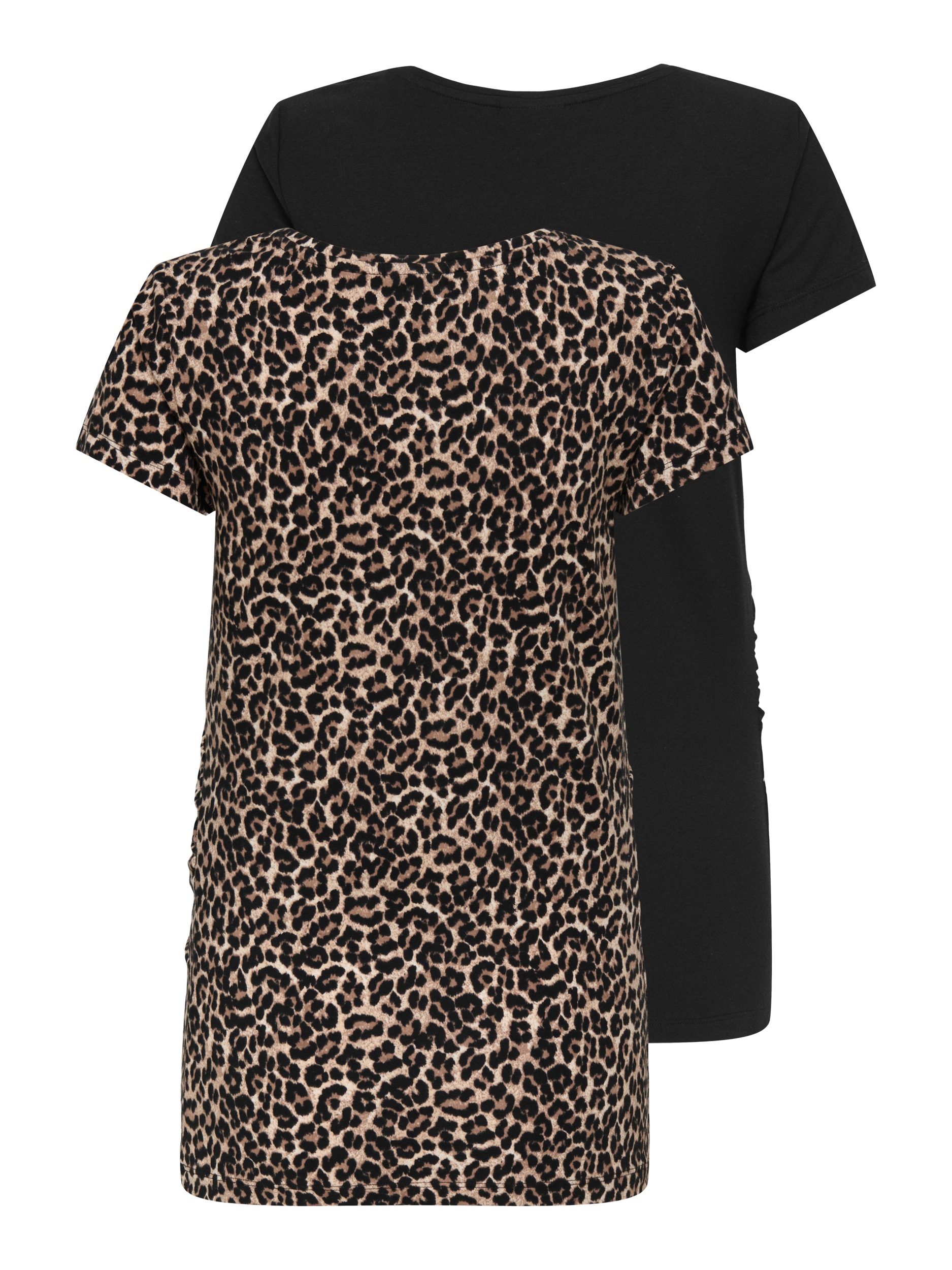 ONLY MATERNITY Umstandsshirt »OLMLOVELY S/S ONECK AOP TOP 2PCK JRS NOO«, (Packung, 2 tlg.)