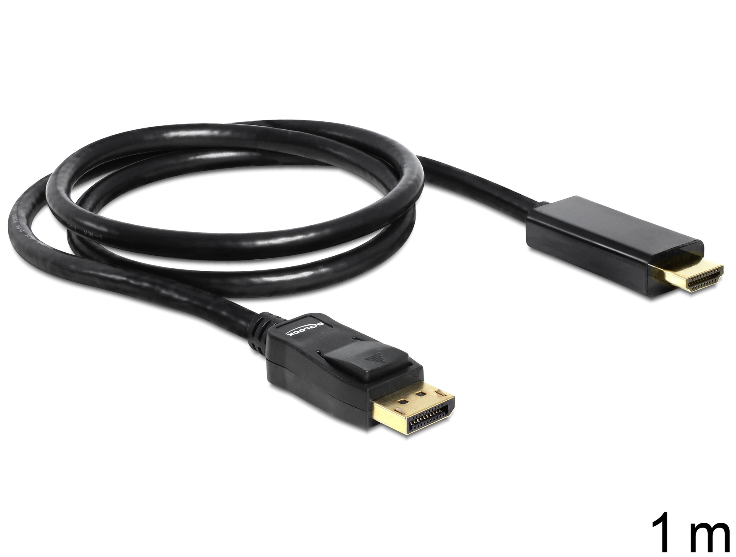 Delock High Speed Hdmi A Stecker 1 M Hdmi Kabel Displayport Hdmi Zu Hdmi Displayport Jetzt Im Otto Online Shop