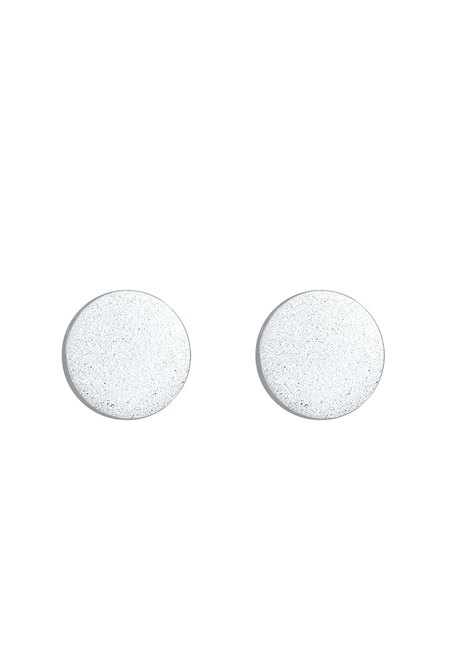 Elli Paar Ohrstecker »Ohrringe Kreis Geo mattiert 925 Sterling Silber«