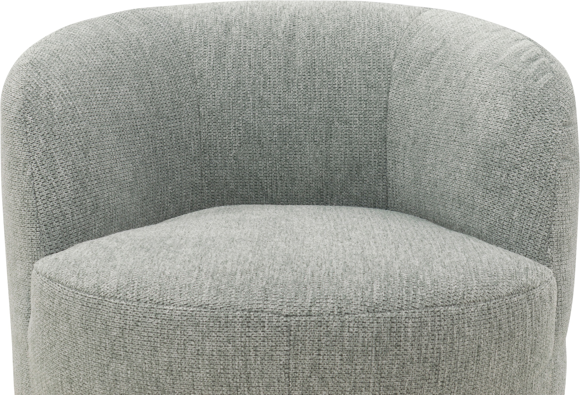 DOMO collection Sessel »Obidos moderner Loungesessel« Struktur weich, grau