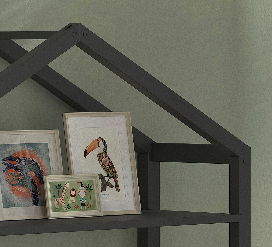 Vipack Standregal »aus massiver Kiefer, universell einsetzbar, bietet viel Stauraum« mit 3 verstellbaren Böden, stabil und standfest, 3 Farben zur  Wahl