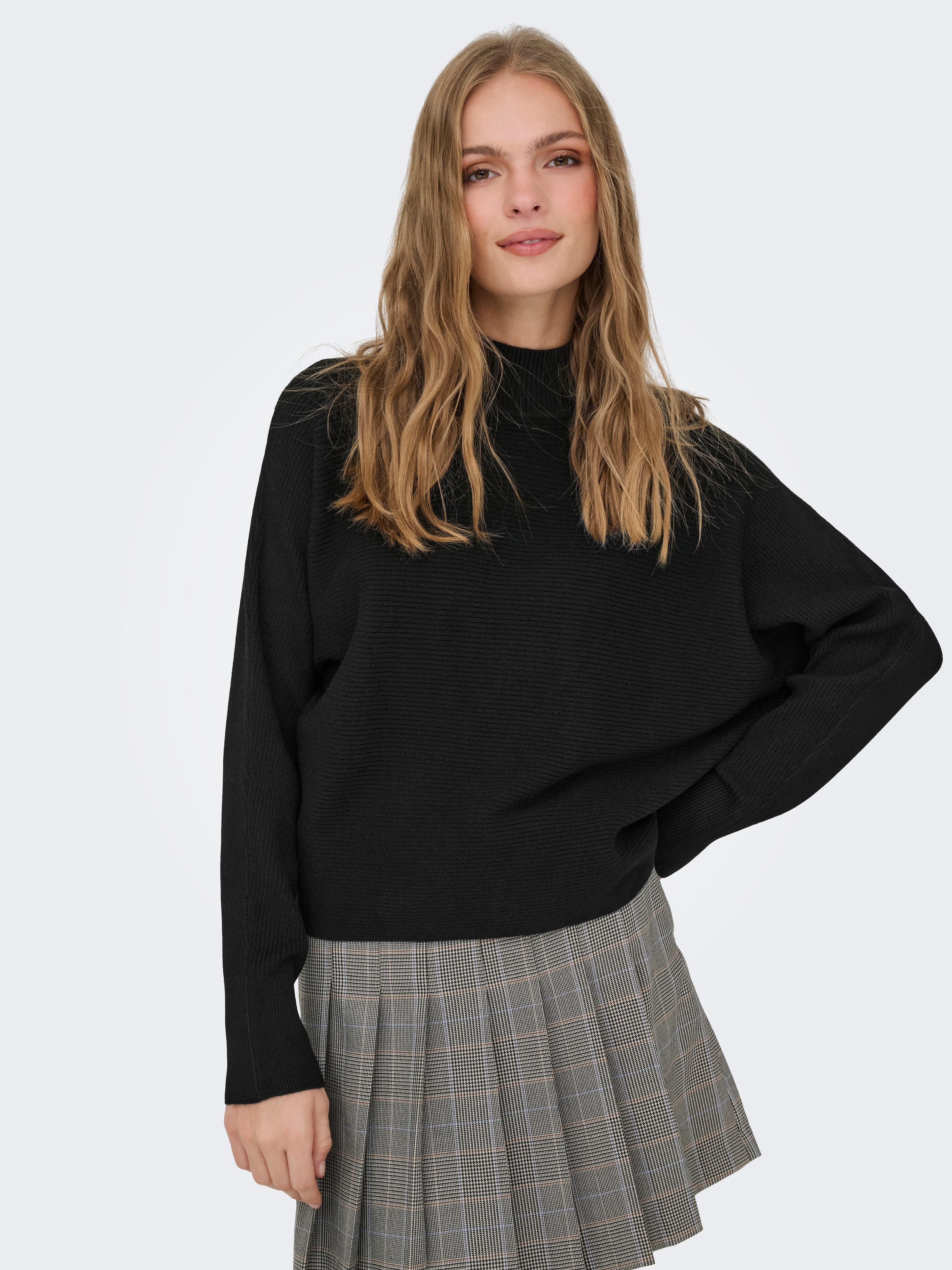 JDY Strickpullover »JDYPRIME LIFE L/S HN BAT. PULL. KNT NOOS«