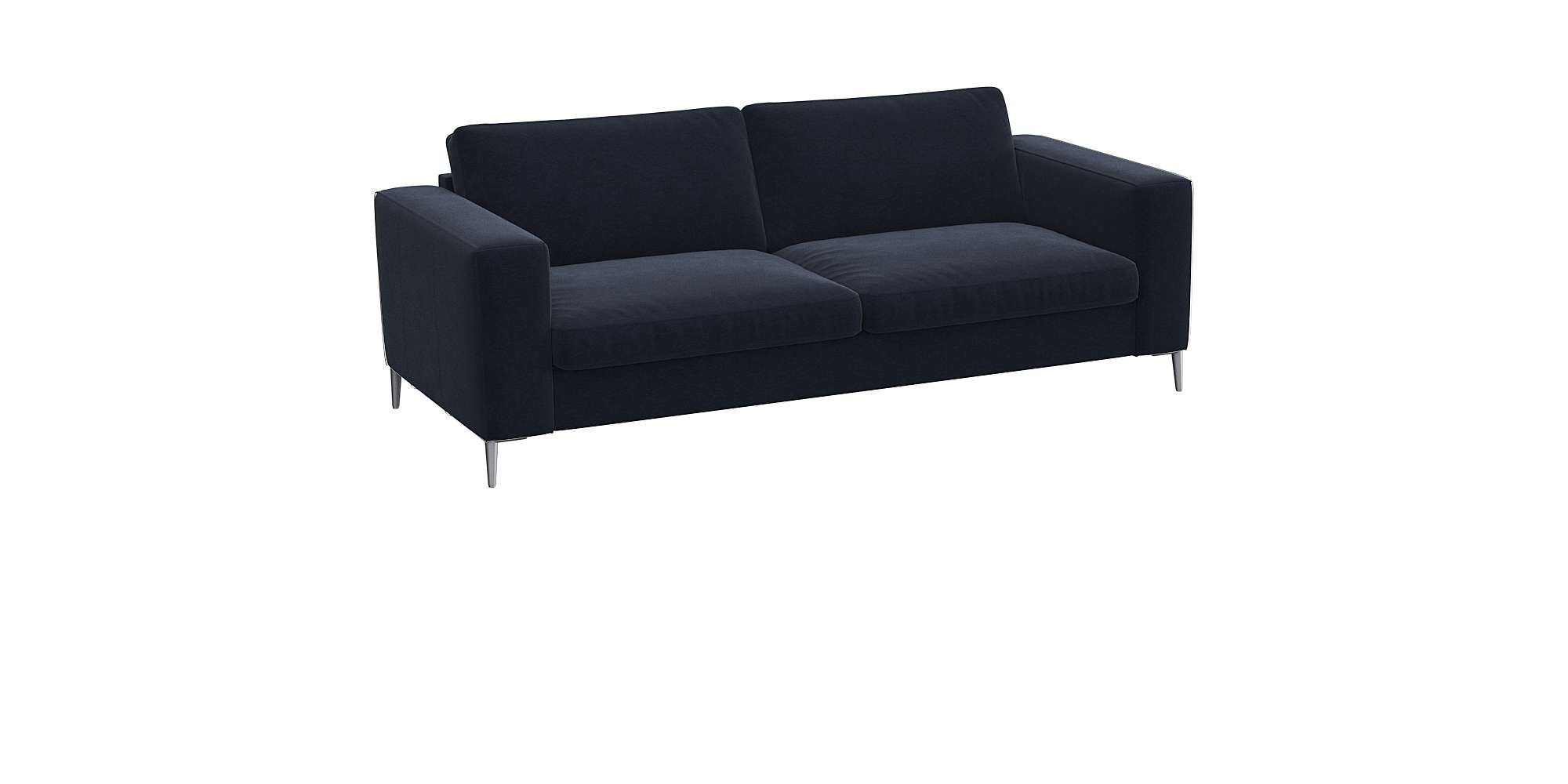 FLEXLUX 2,5-Sitzer »Fiore, super Sitzkomfort durch Kaltschaum im Sitz,«, breite Armlehnen, Füße Alu