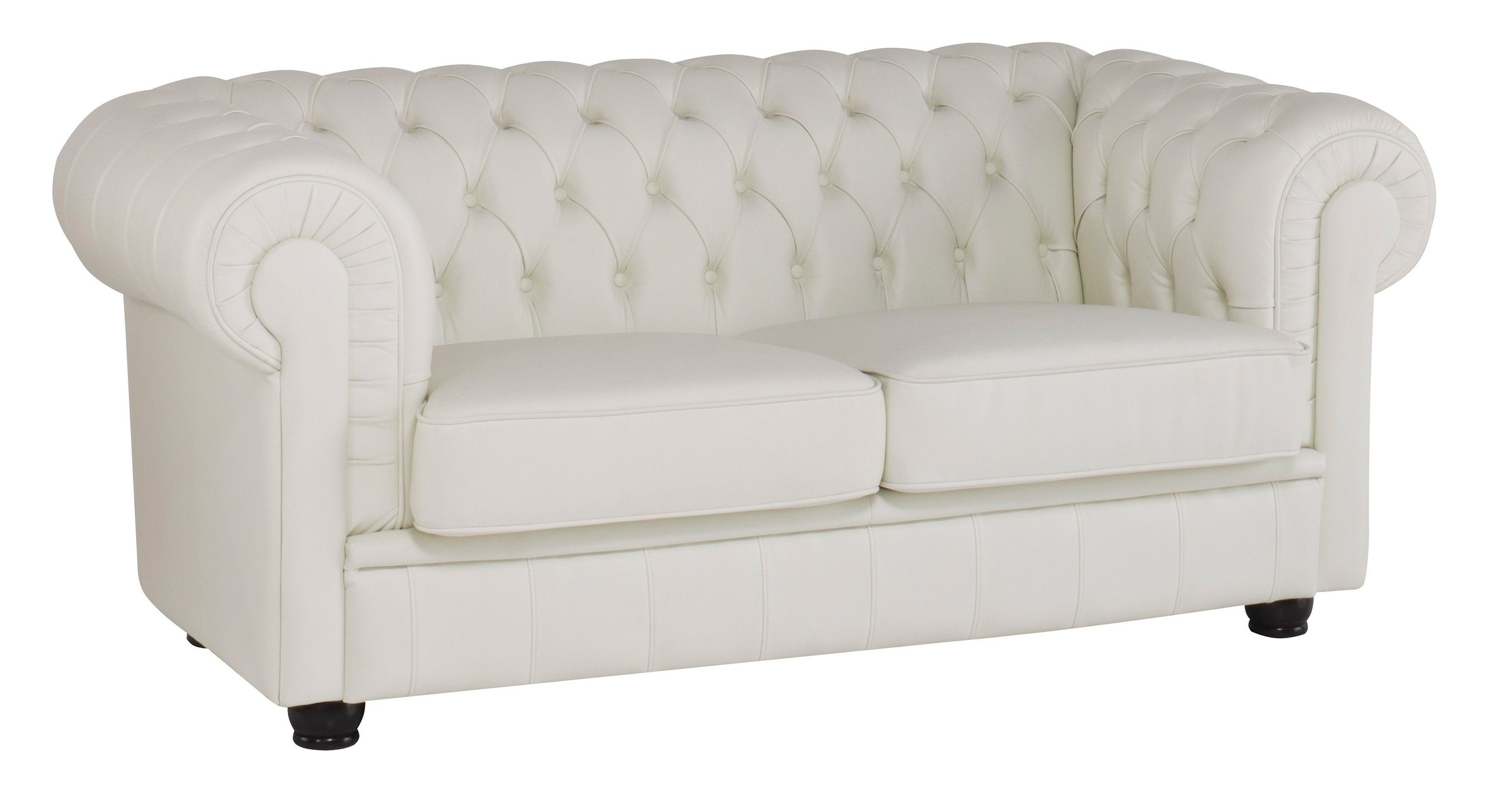Max Winzer® Chesterfield-Sofa »Kent 2-Sitzer, edel und bequem, hochwertige Detailverarbeitung«, mit aufwendiger Knopfheftung, komfortable Armlehne, Breite 175 cm