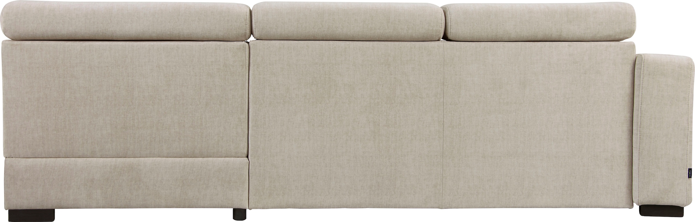 Home affaire Ecksofa »Tulio L-Form«, wahlweise mit Bettfunktion und Bettkasten, incl. 3 Zierkissen