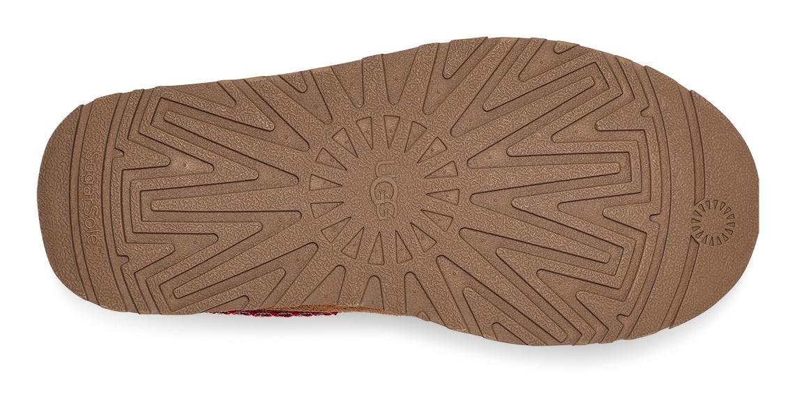 UGG Pantoffel »K TAZZ«, Plateau Clog, Mule, Hausschuh mit Zierborte