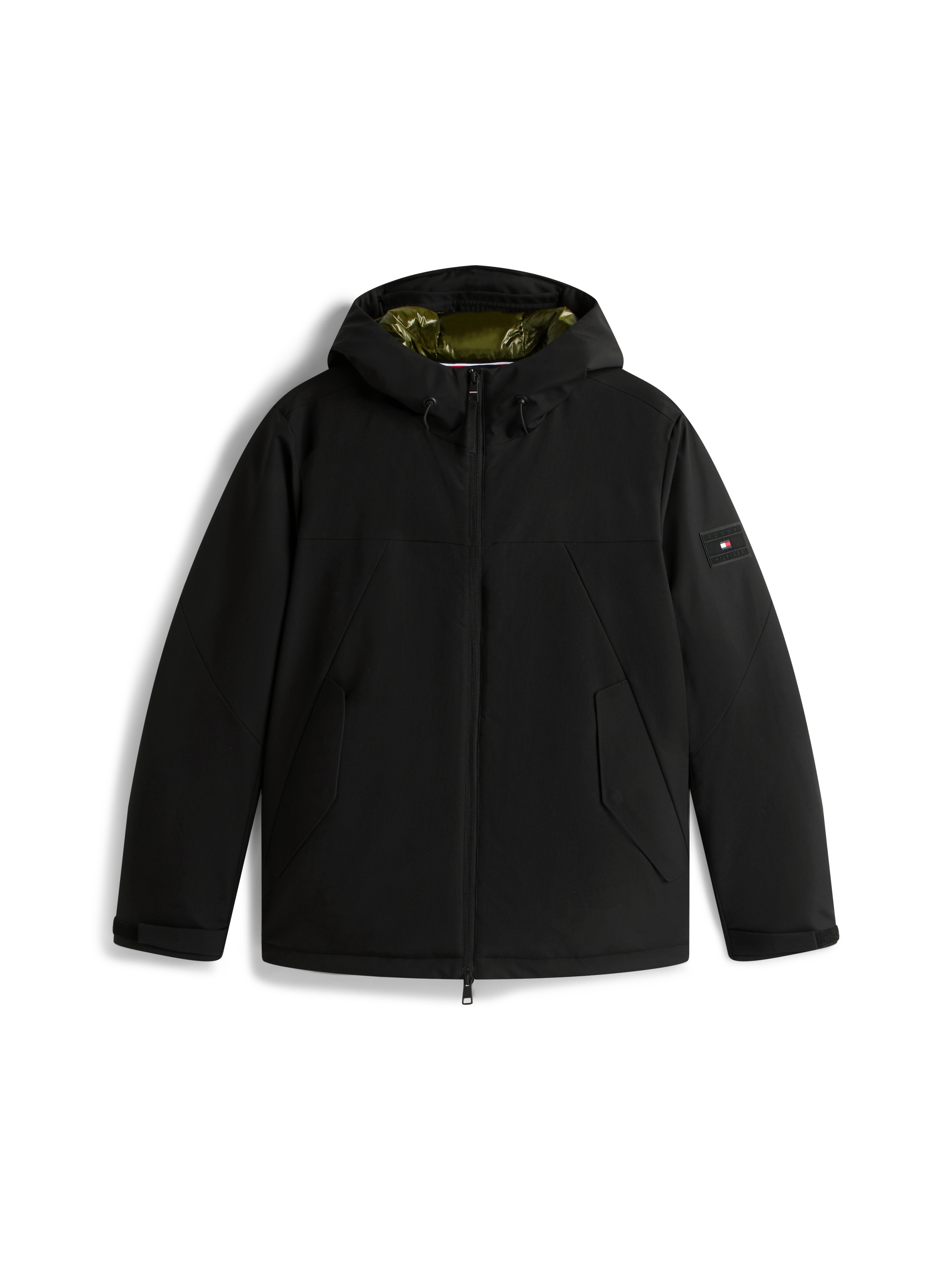 Tommy Hilfiger Funktionsjacke »TECH HOODED SHORT PADDED JACKET«, mit Kapuze, Winterjacke, Outdoorjacke