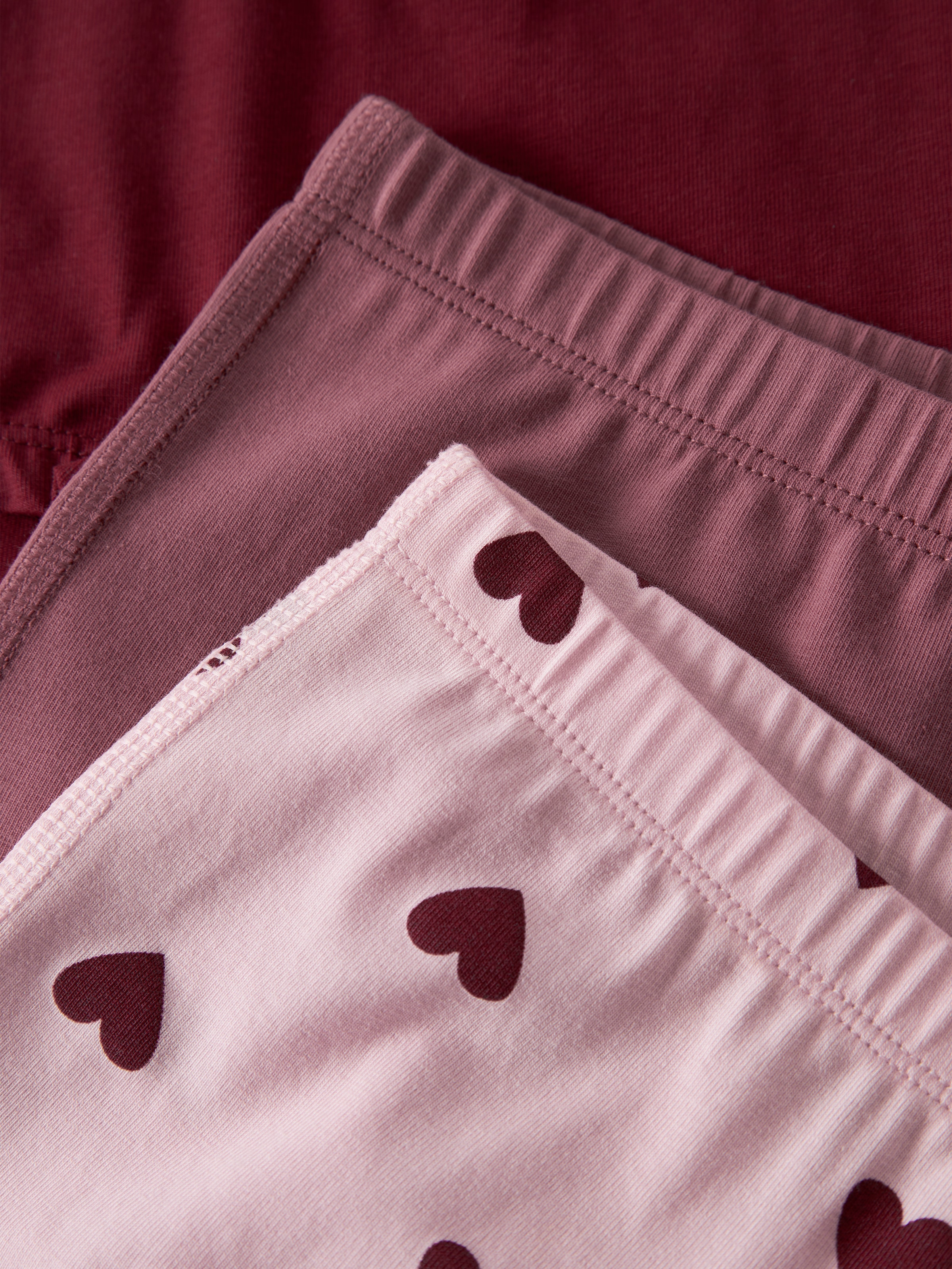 Name It Hipster »NMFTIGHTS 3P CUTIE HEART NOOS« Packung, 3 Stk. Baumwollmischung, uni und bedruckt im Set