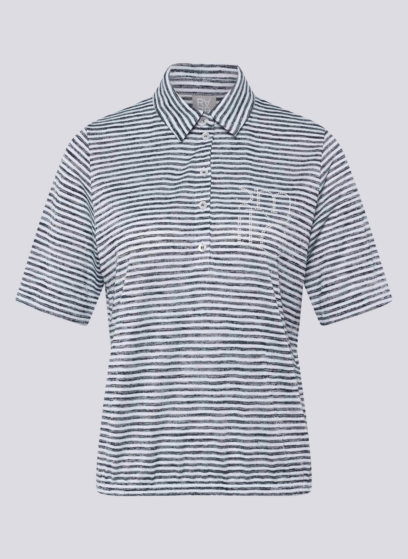 Rabe Poloshirt im Ringel-Look