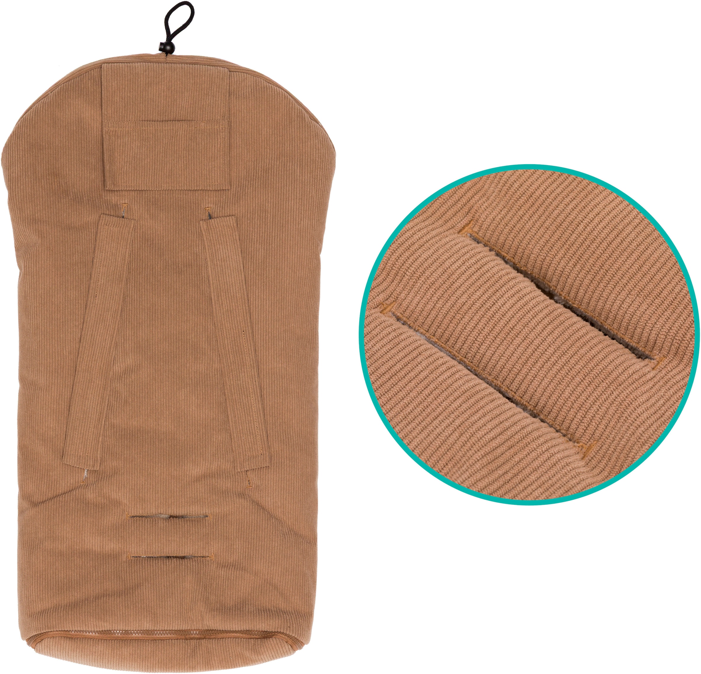 Fillikid Fußsack »Nevis Cord, Winterfußsack Gr. 0«, für Autositze Gr. 0 und Kinderwagen