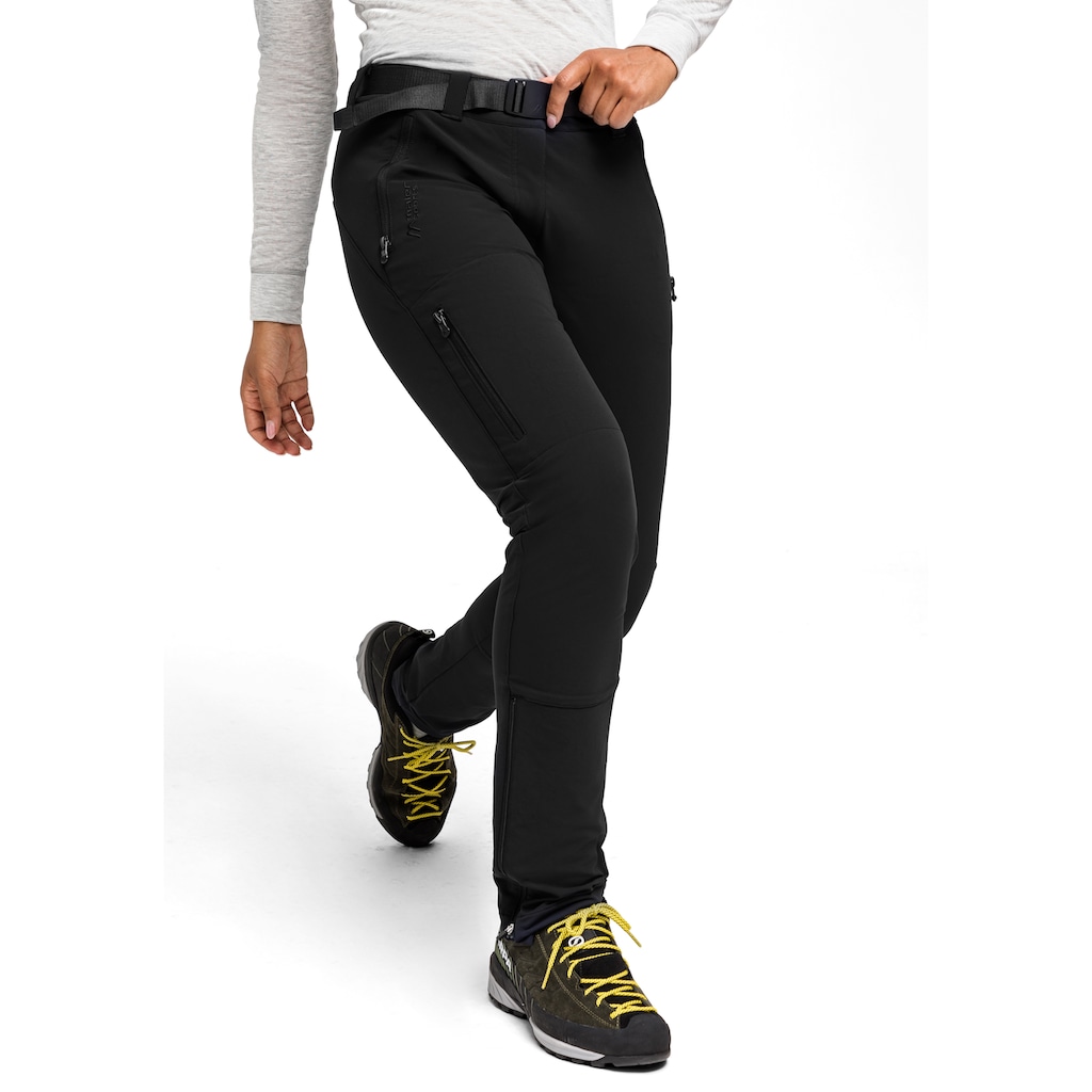 Maier Sports Funktionshose »Lana slim«, Damen Wanderhose, atmungsaktive Outdoor-Hose, 3 Taschen, Slim Fit