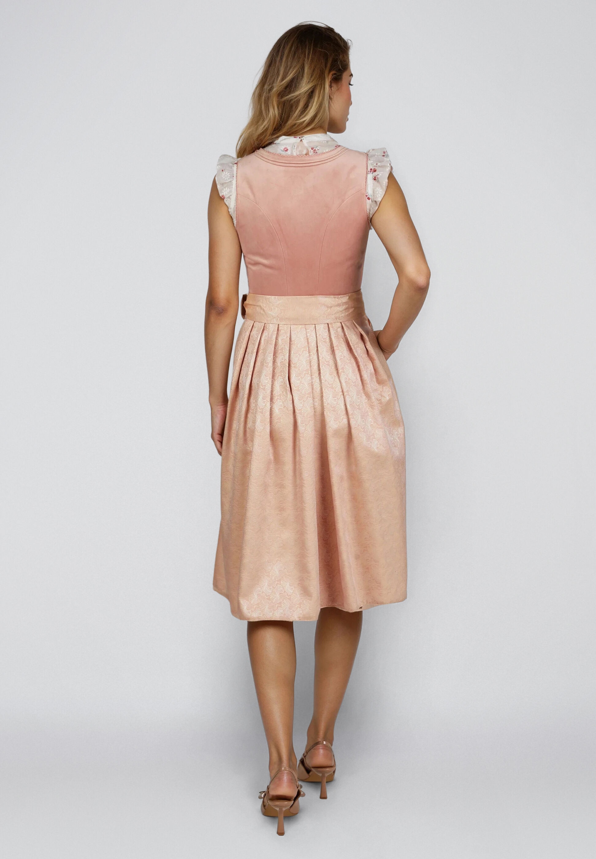 Spieth & Wensky Dirndl »Hadwine« Eleganter, puristischer Karree-Ausschnitt