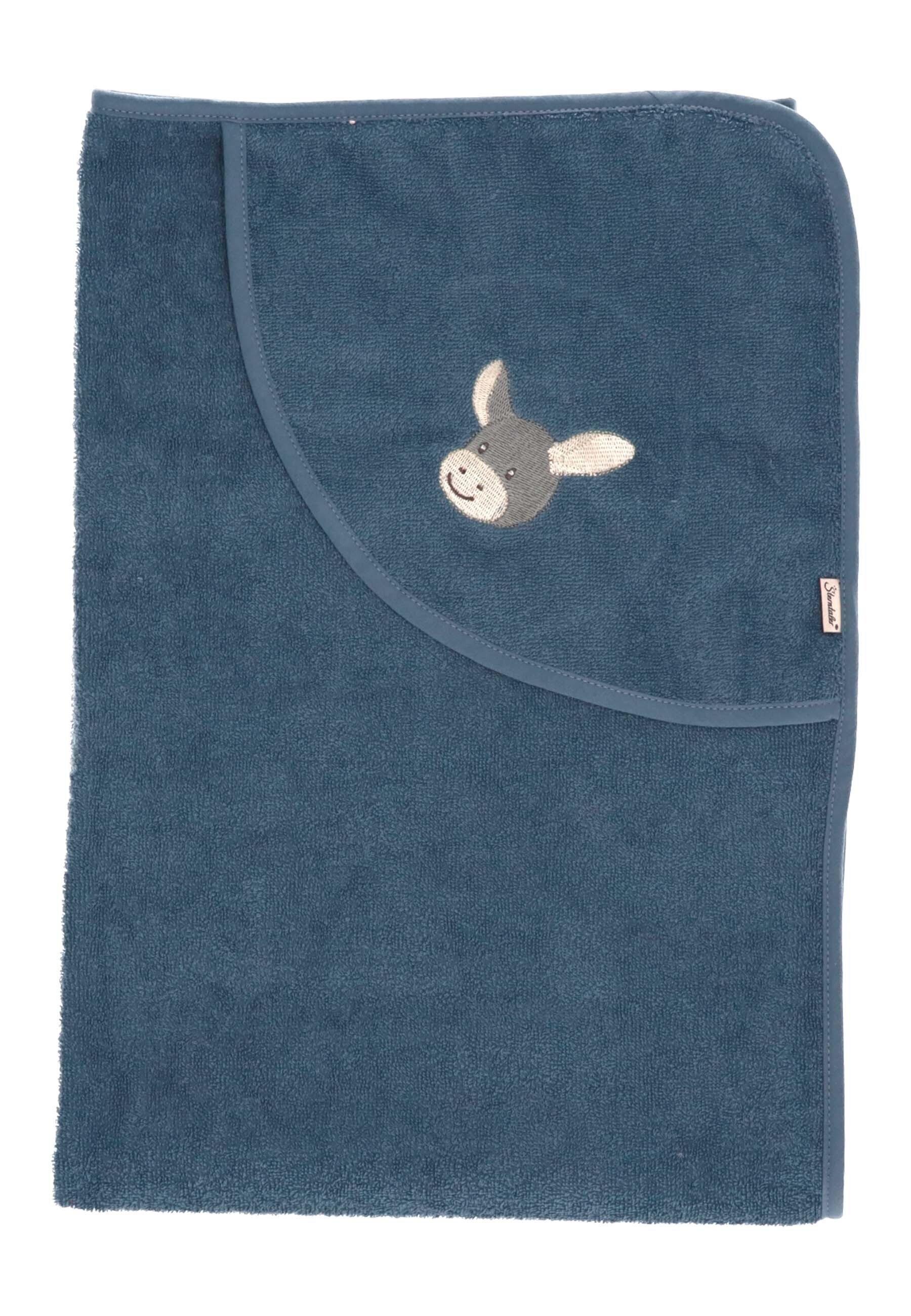 Sterntaler® Kapuzenhandtuch »GOTS Kapuzenbadetuch 100x100 cm Emmi«, (1 St.)