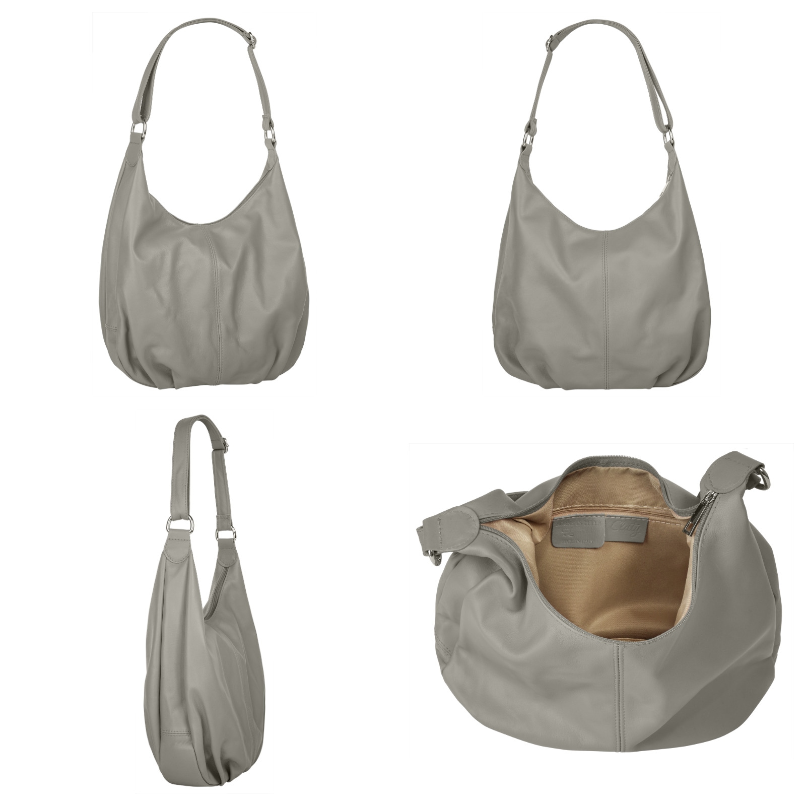 Cluty Shopper, echt Leder, Made in Italy