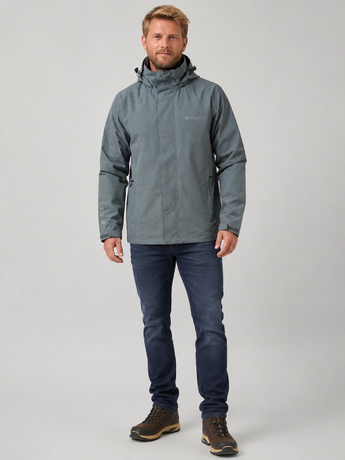 DEPROC Active Outdoorjacke »LAVAL II MEN« mit Kapuze auch in Großen Größen erhältlich