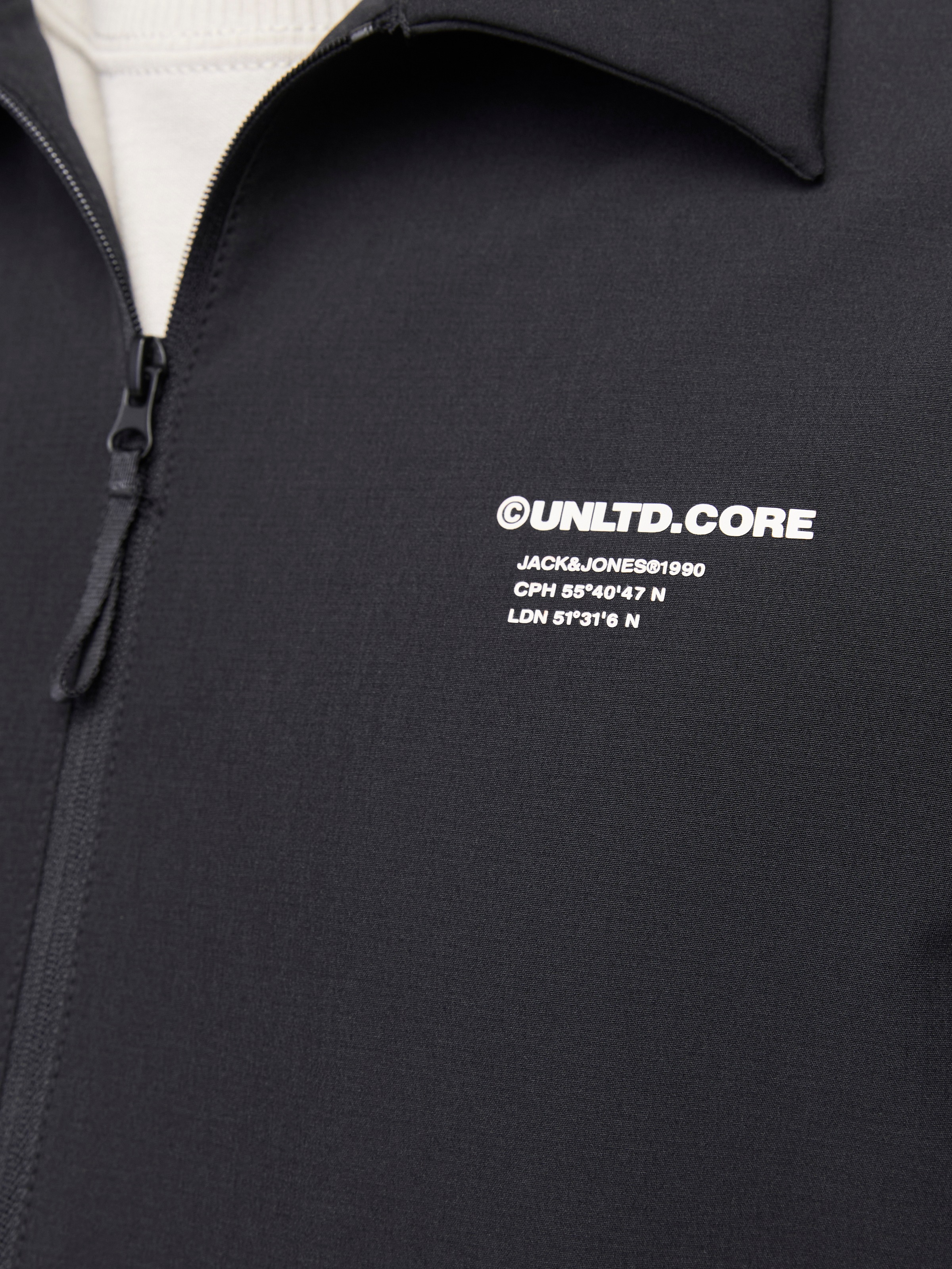 Jack & Jones Langarmhemd »JCOAERO SHIRT JACKET LS NOOS«, mit Reißverschluss