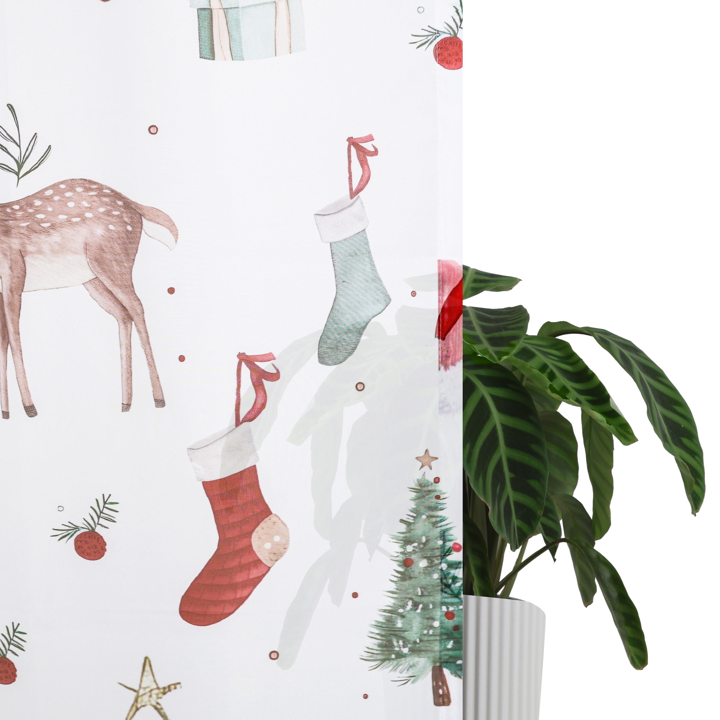 my home Gardine »Olwyn«, (1 St.), weihnachtlich