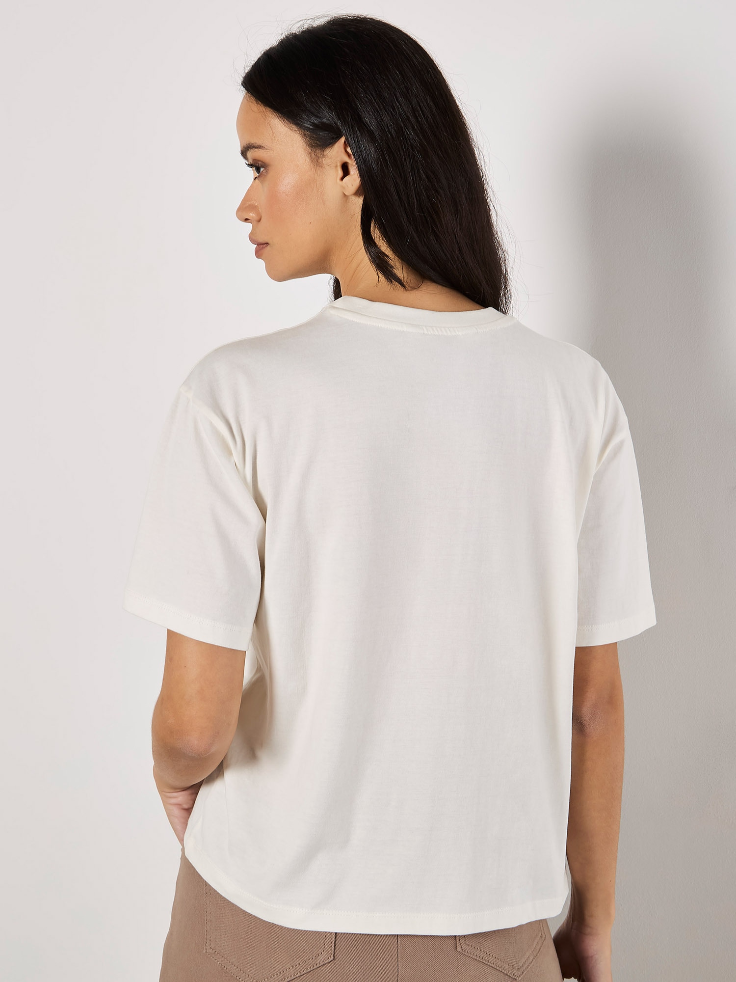 Apricot Shirttop »Top« mit Schmetterlingsdruck