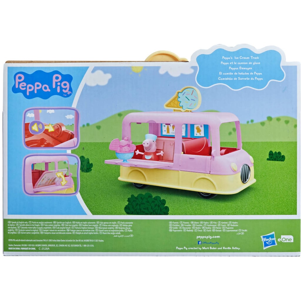 Hasbro Spielwelt »Peppa Pig, Peppas Eiswagen«, mit Soundeffekten
