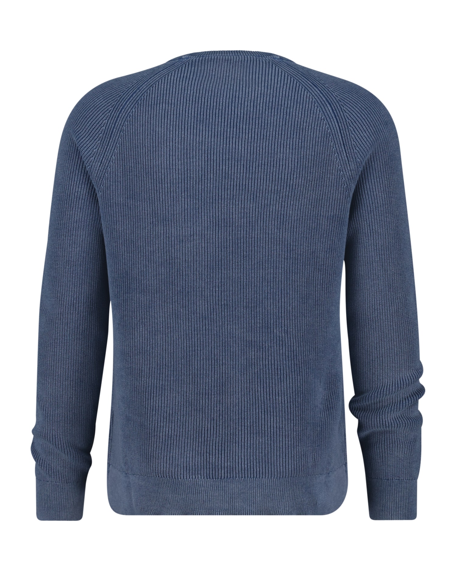 Gant Rundhalspullover »WASHED RIB C-NECK«, in verwaschener Optik