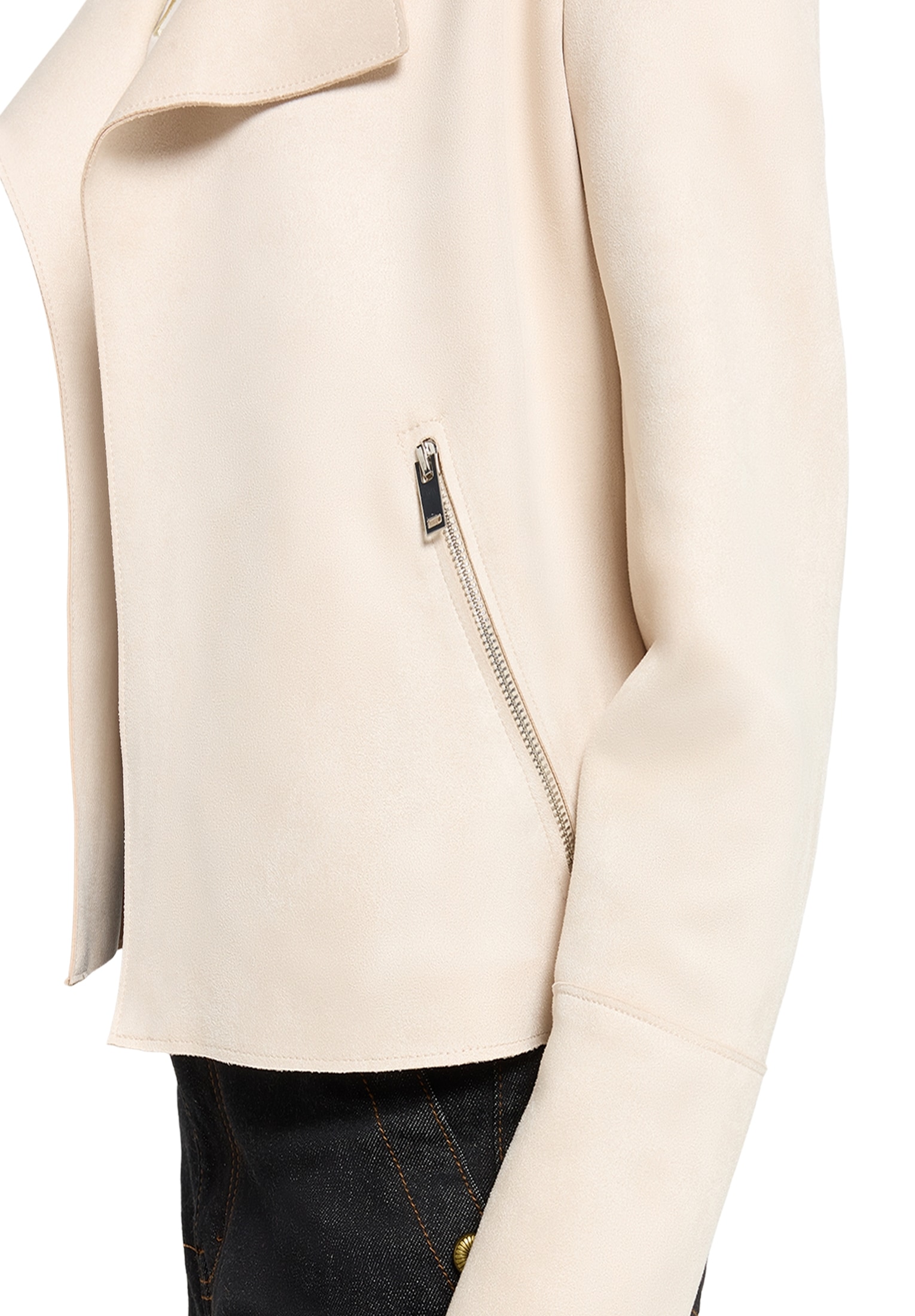 Cartoon Jackenblazer »Blazer-Jacke mit offenem Saum«