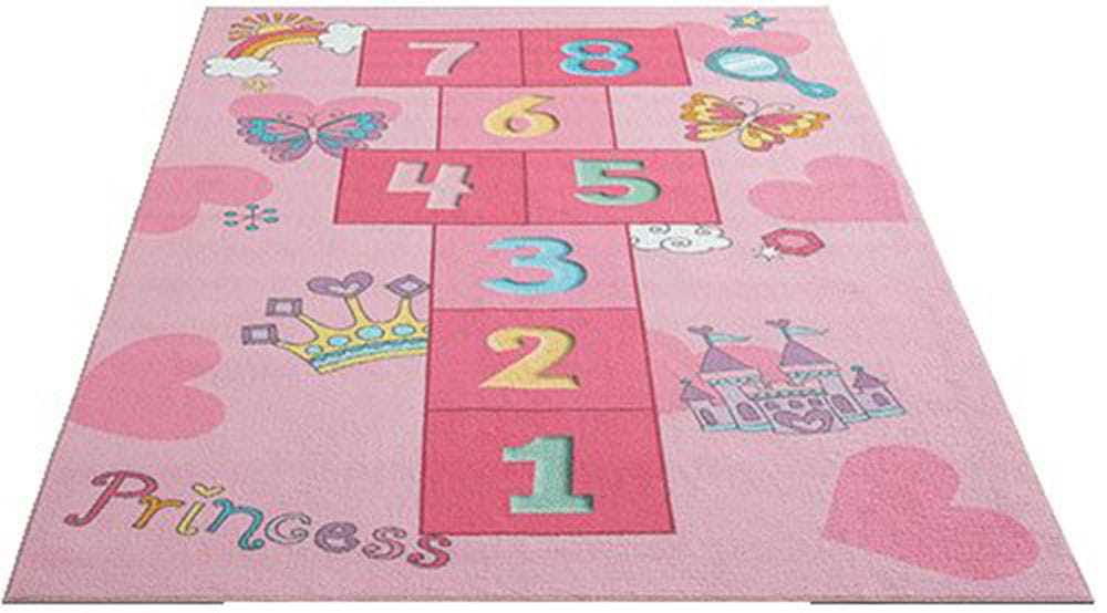 the carpet Teppich »Happy Life« rechteckig 4 mm Höhe Life Kinderzimmer Teppich Spielteppich pflegeleicht