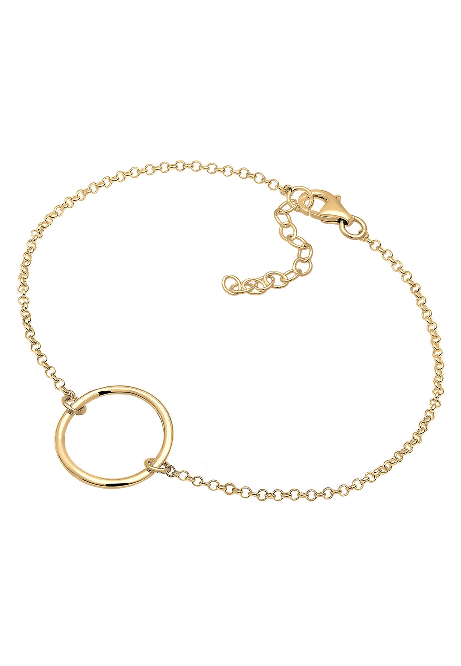 Elli Armkette »Armband Kreis Schlicht 925 Silber«