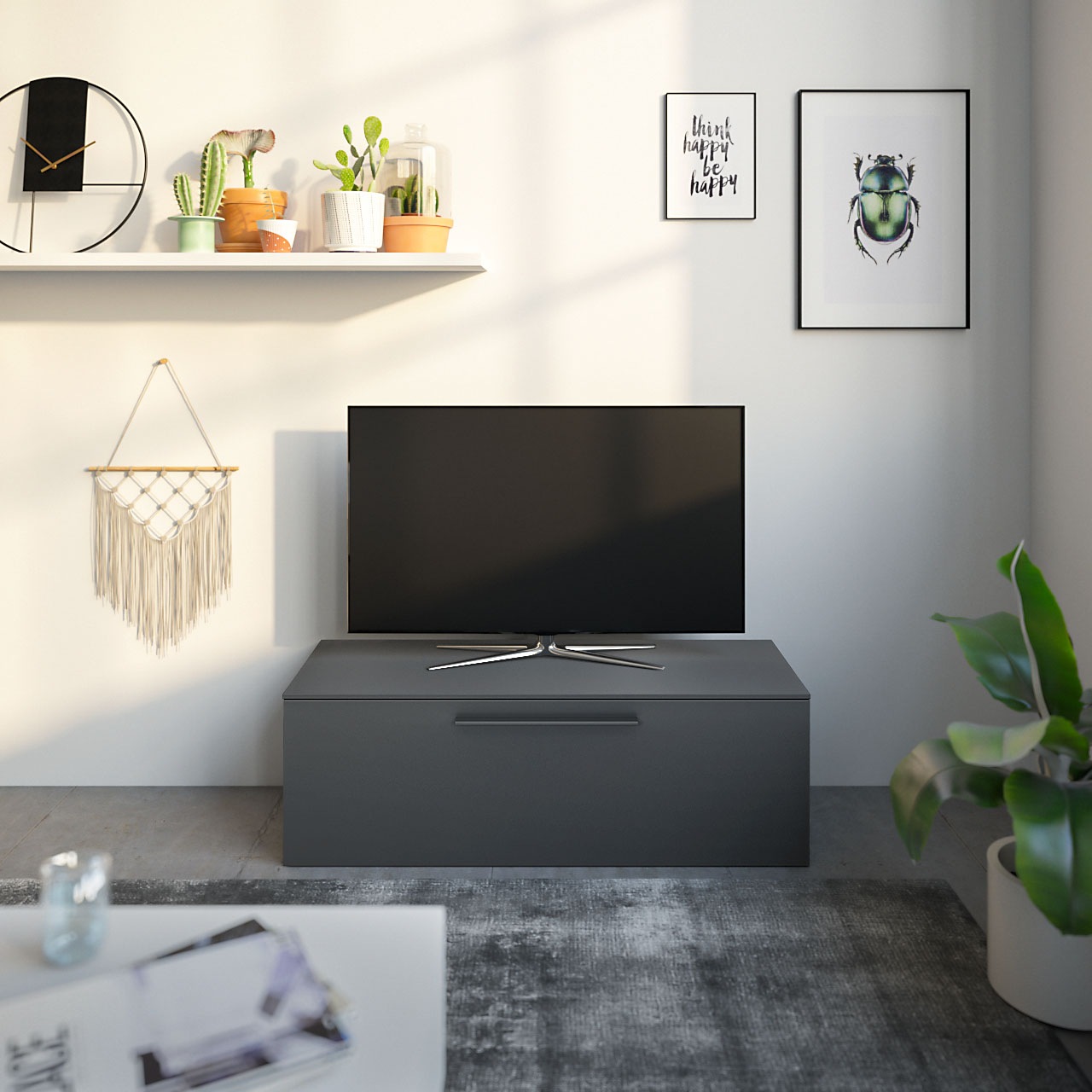 GALLERY M branded by Musterring Lowboard »Arrive 7314«, Breite 120,3 cm, mit 1 Auszug, Höhe 41.7 cm