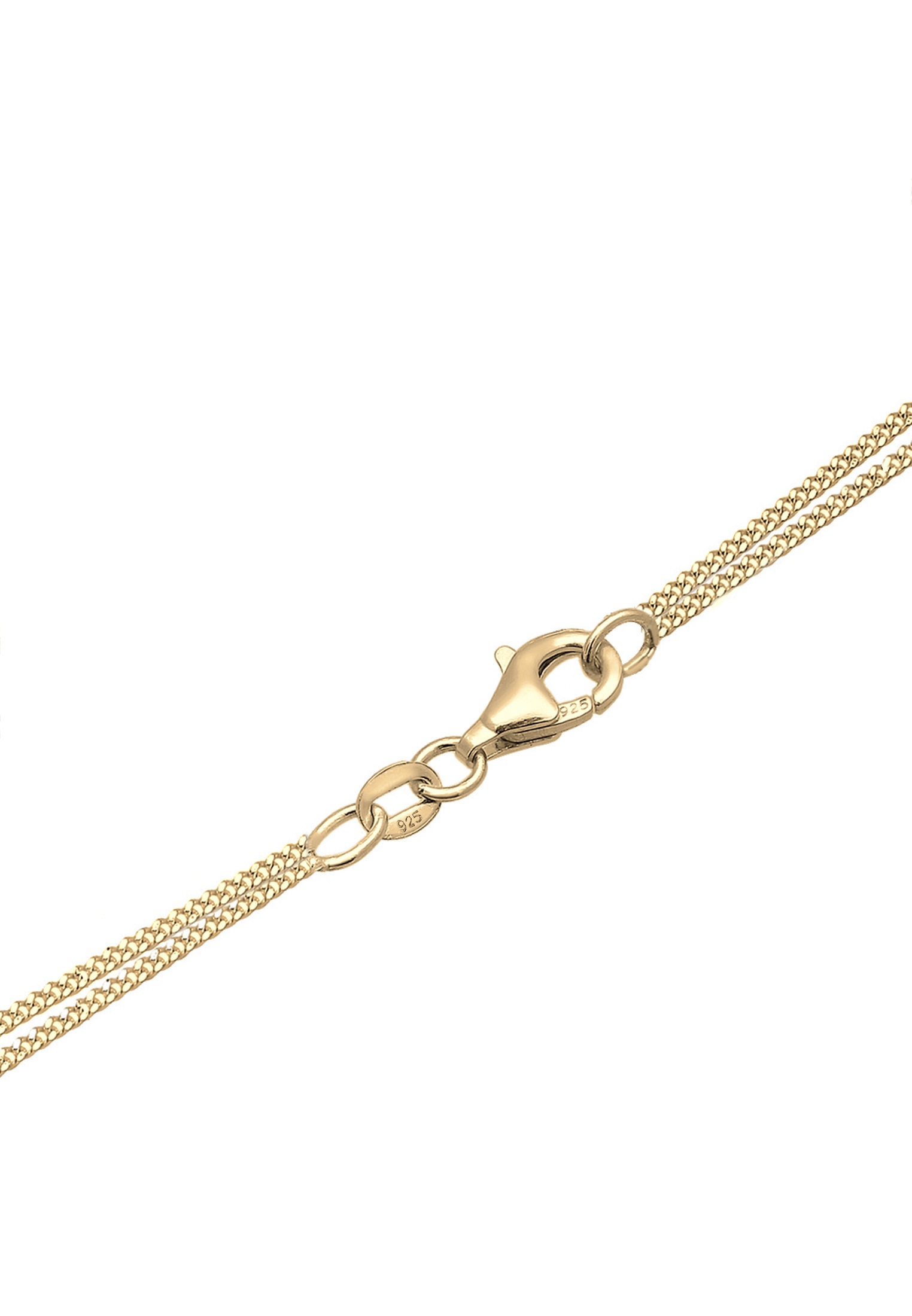 Elli Silberkette »Halskette Layer Herz Love 925 Silber, mit Kristallen von Swarovski®«