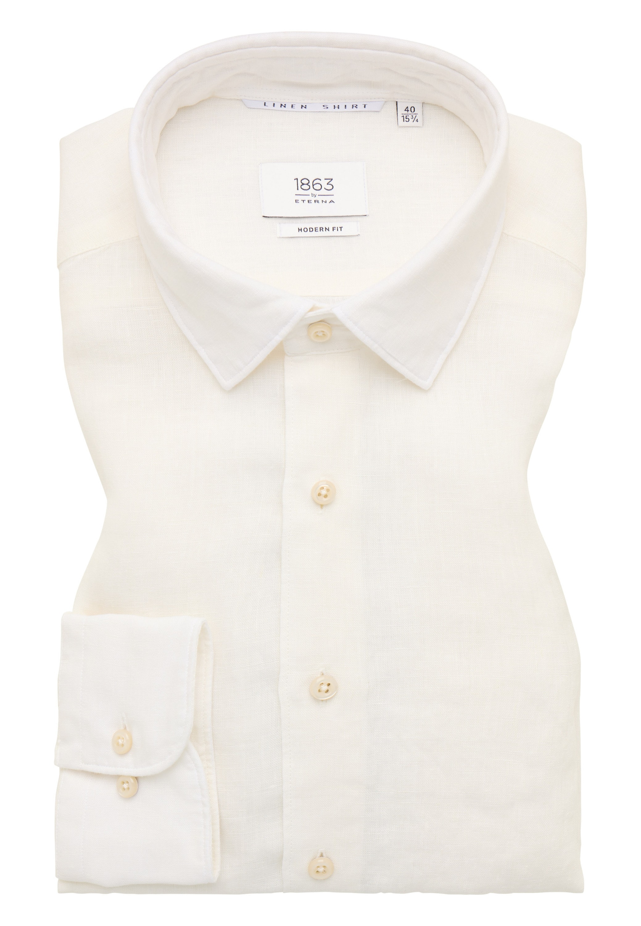 Eterna Langarmhemd »MODERN FIT« EASY IRON (bügelleicht)