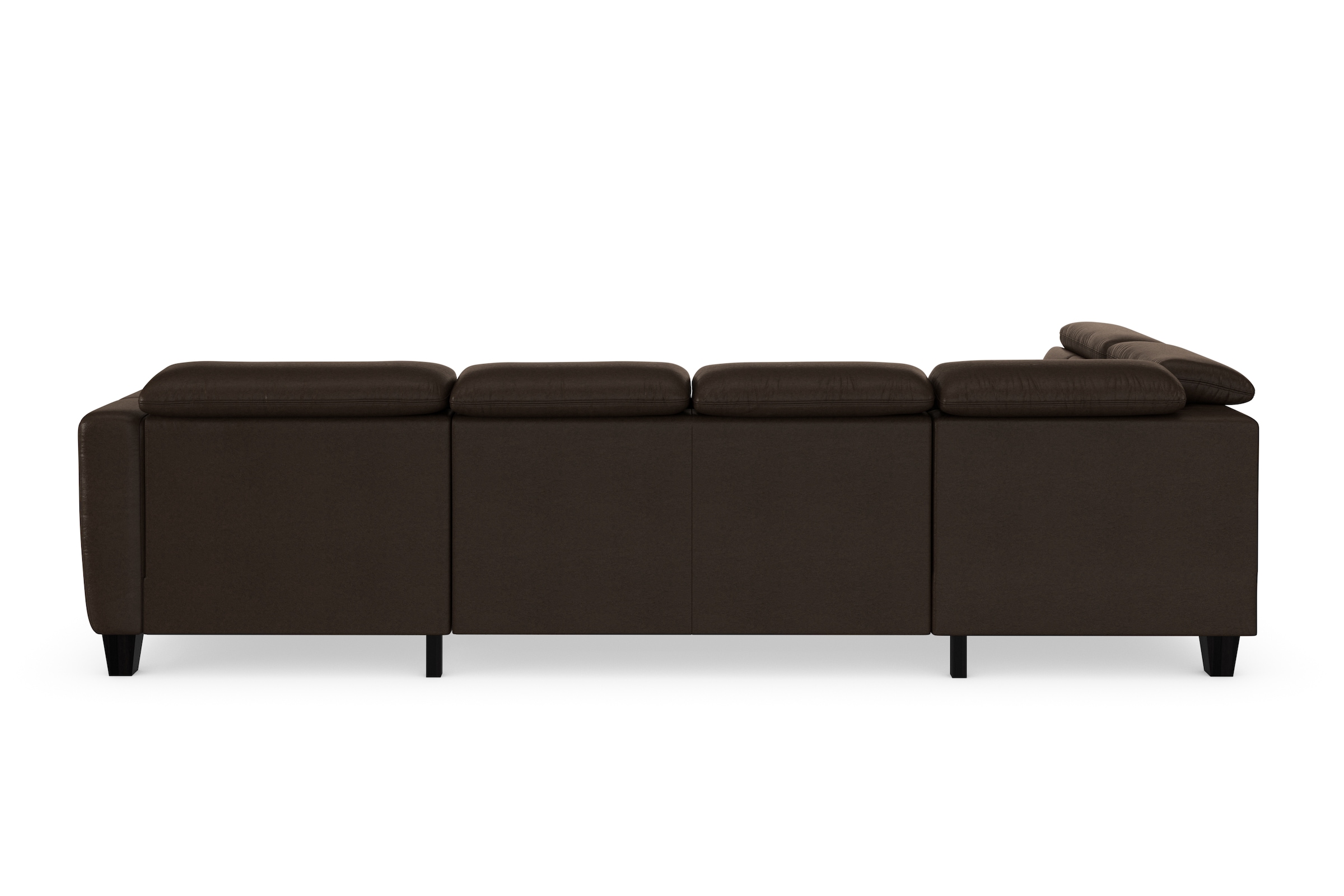 sit&more Wohnlandschaft »Belluci U-Form«, Kopfteilverstellung und Federkern, wahlweise mit Bettfunktion