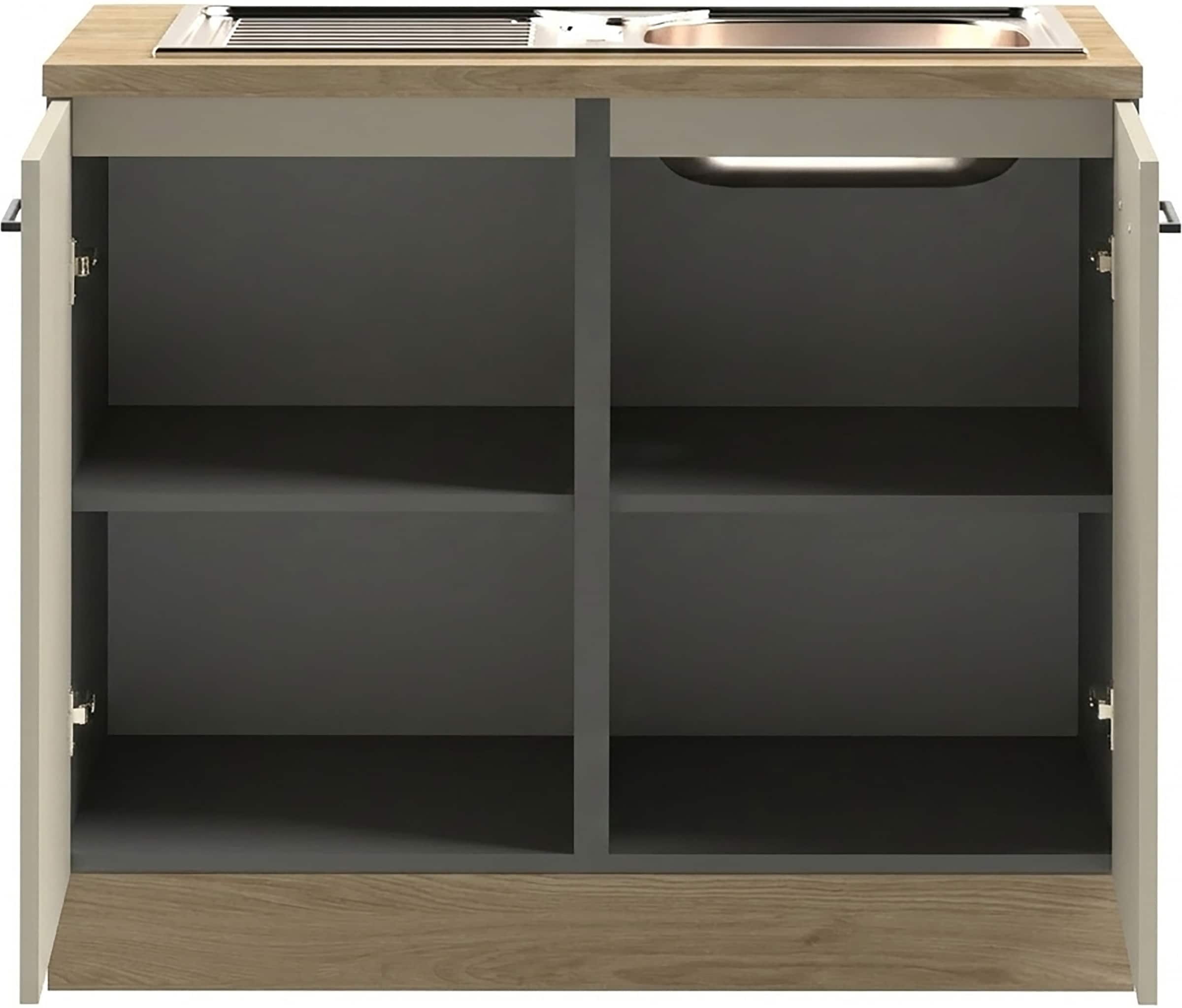 KOCHSTATION Spülenschrank »KS-Kolari« 1 Stk. tlg. Maße (B/T/H): 100,1 x 60 x 88 cm